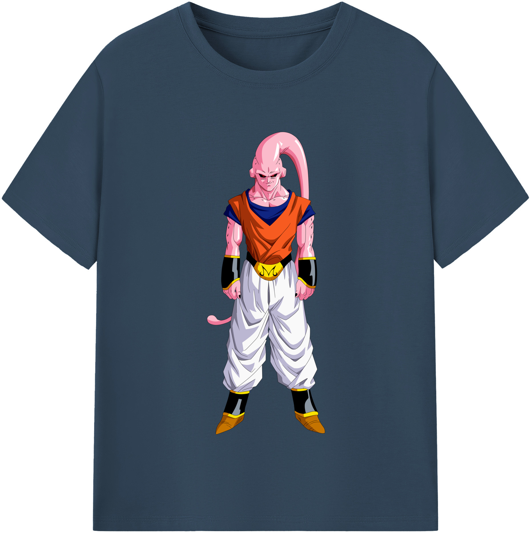 （画像用） ドラゴンボール 魔人ブウ DRAGON BALL Majin Buu レディースカジュアルプリントTシャツ（綿100％）