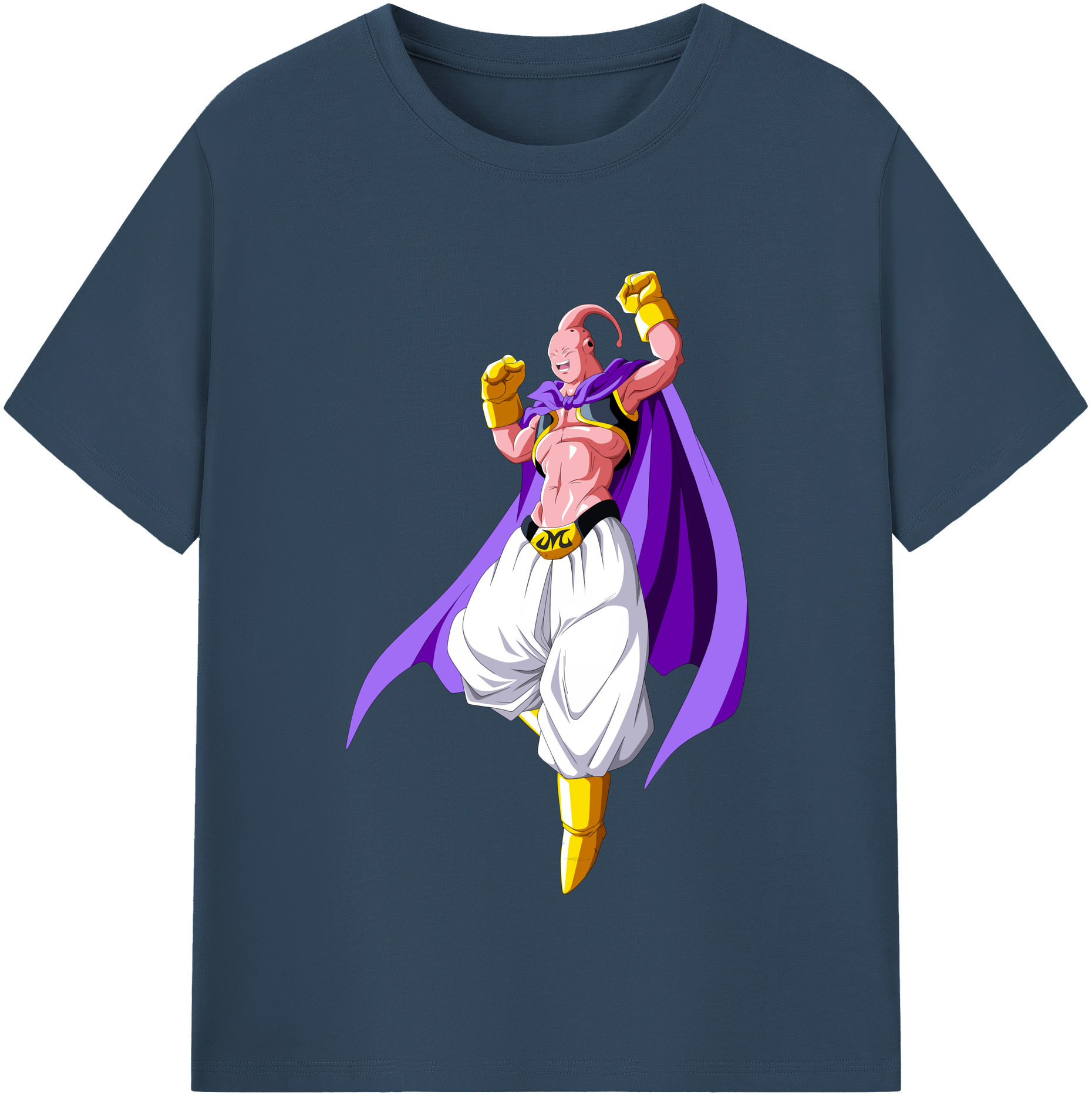 （画像用） ドラゴンボール 魔人ブウ DRAGON BALL Majin Buu レディースカジュアルプリントTシャツ（綿100％）