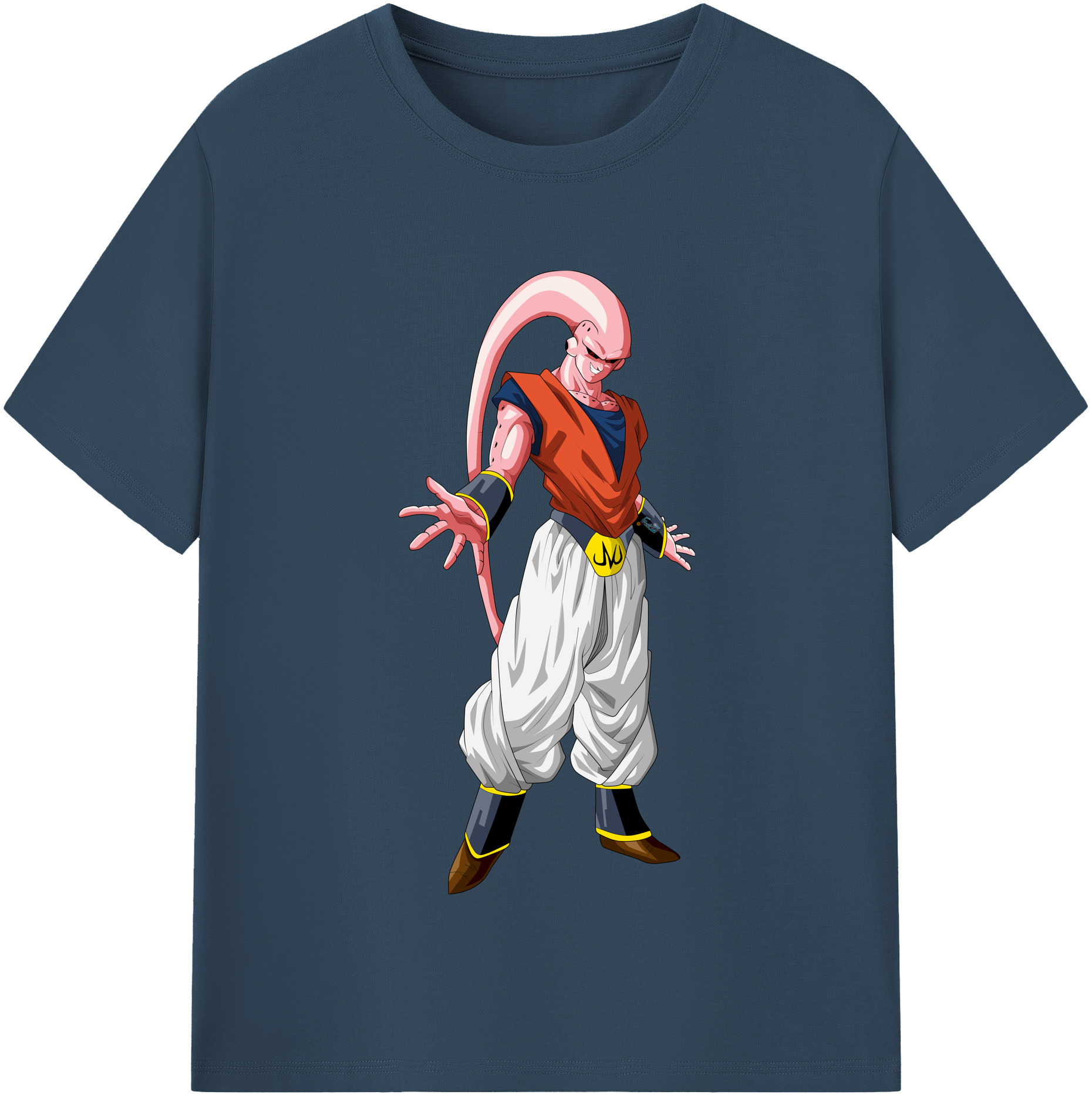 （画像用） ドラゴンボール 魔人ブウ DRAGON BALL Majin Buu レディースカジュアルプリントTシャツ（綿100％）