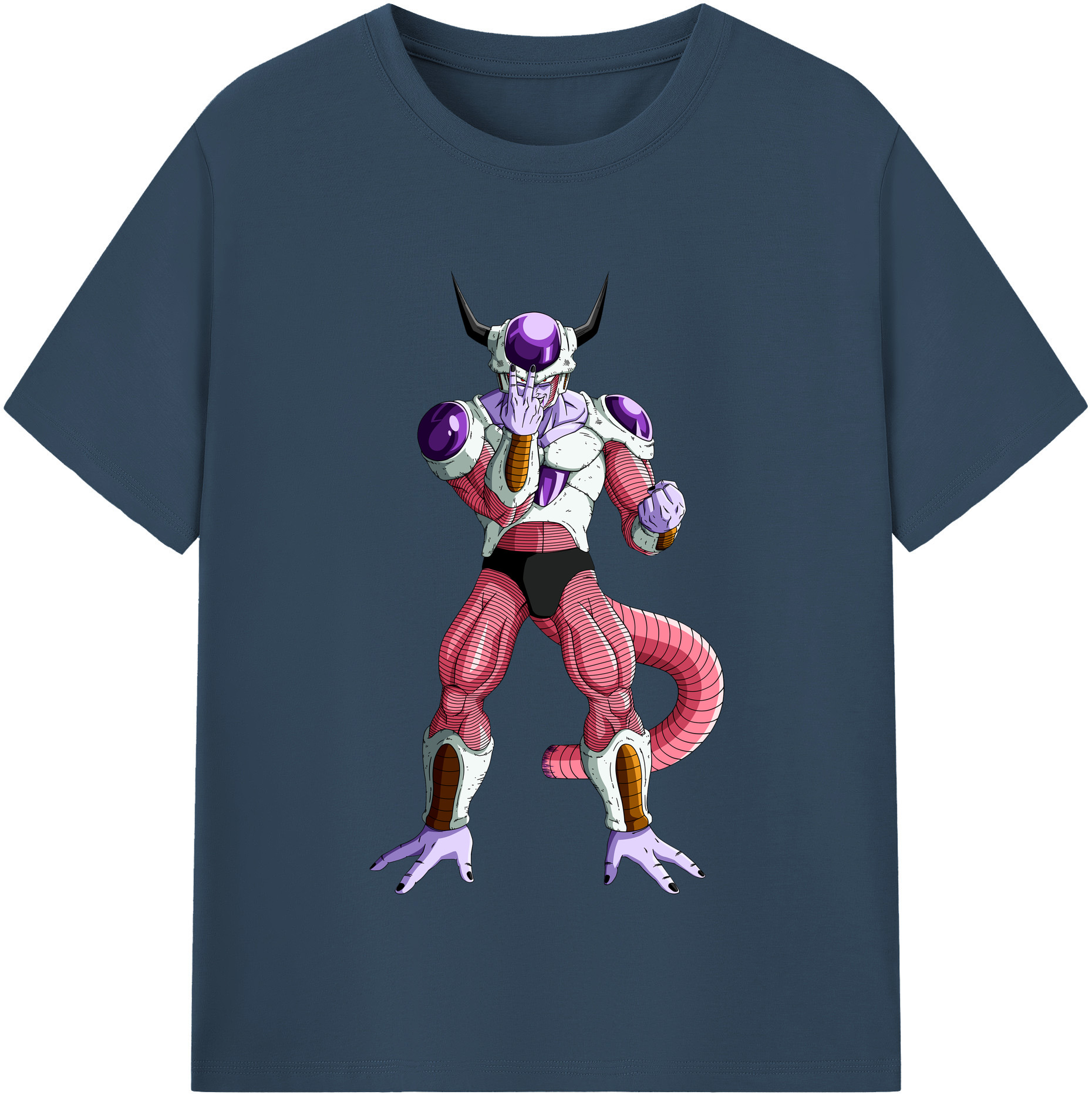 （画像用） ドラゴンボール フリーザ DRAGON BALL Frieza レディースカジュアルプリントTシャツ（綿100％）