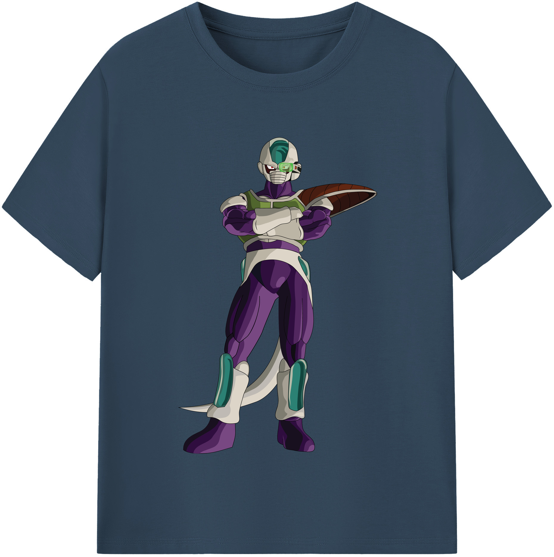 （画像用） ドラゴンボール フリーザ DRAGON BALL Frieza レディースカジュアルプリントTシャツ（綿100％）