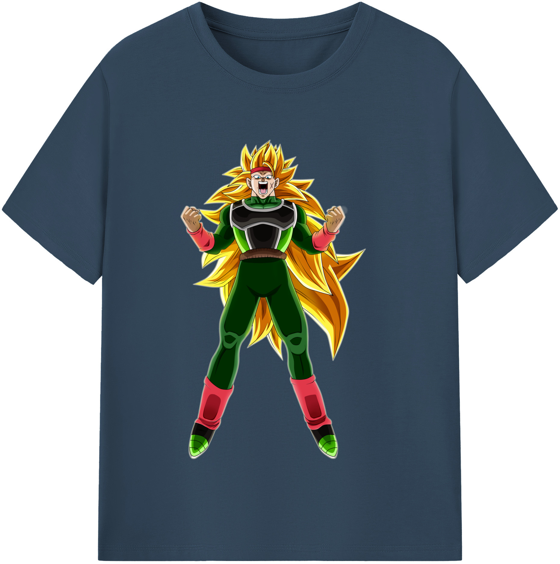 （画像用） ドラゴンボール ブロリー DRAGON BALL Broli レディースカジュアルプリントTシャツ（綿100％）