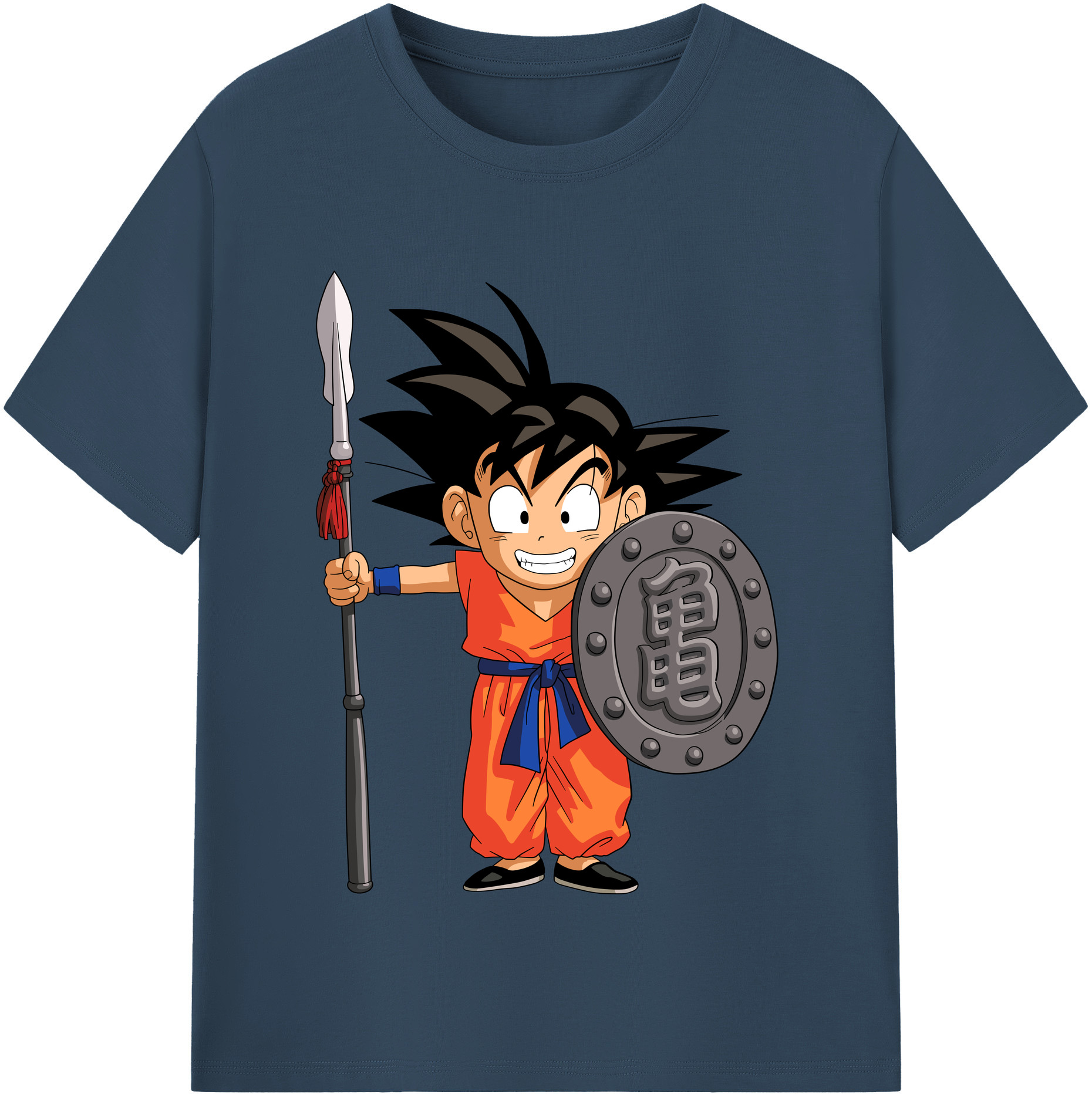 （画像用） ドラゴンボール 孫悟空（そん ごくう）Son Goku カカロット DRAGON BALL Kakarotto レディースカジュアルプリントTシャツ（綿100％）