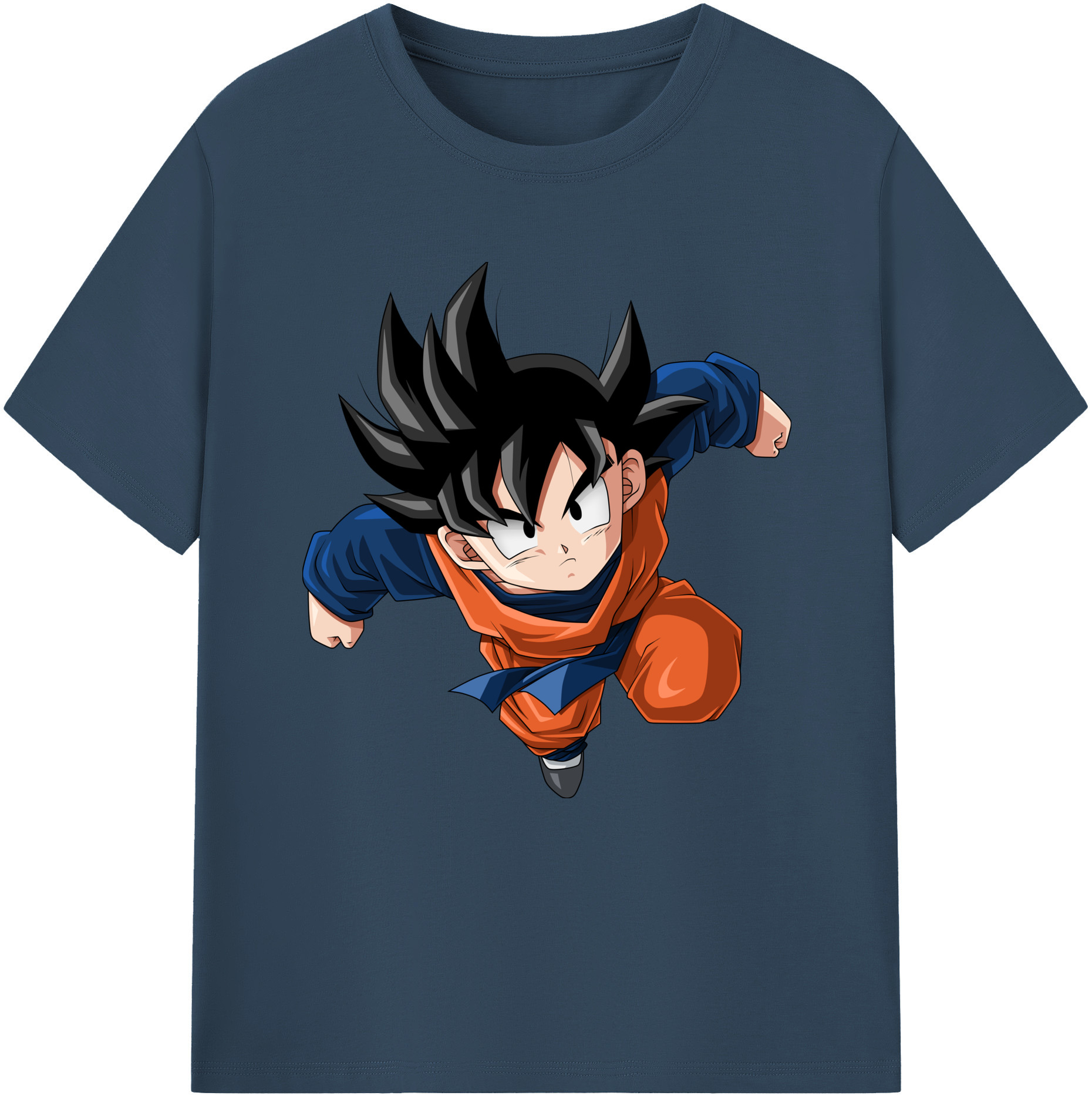 （画像用） ドラゴンボール 孫悟空（そん ごくう）Son Goku カカロット DRAGON BALL Kakarotto レディースカジュアルプリントTシャツ（綿100％）
