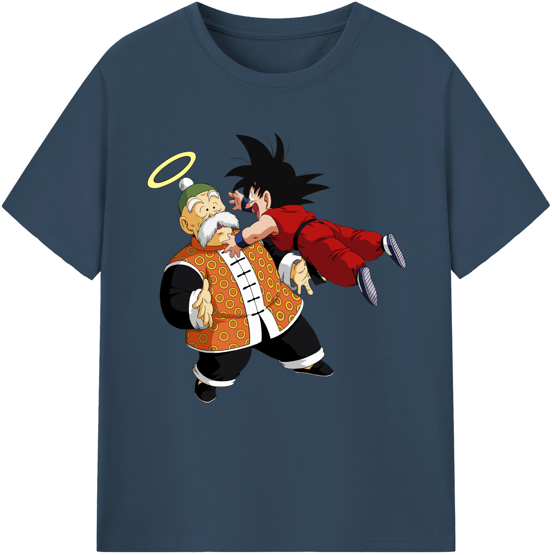 （画像用） ドラゴンボール 孫悟空（そん ごくう）Son Goku カカロット DRAGON BALL Kakarotto レディースカジュアルプリントTシャツ（綿100％）