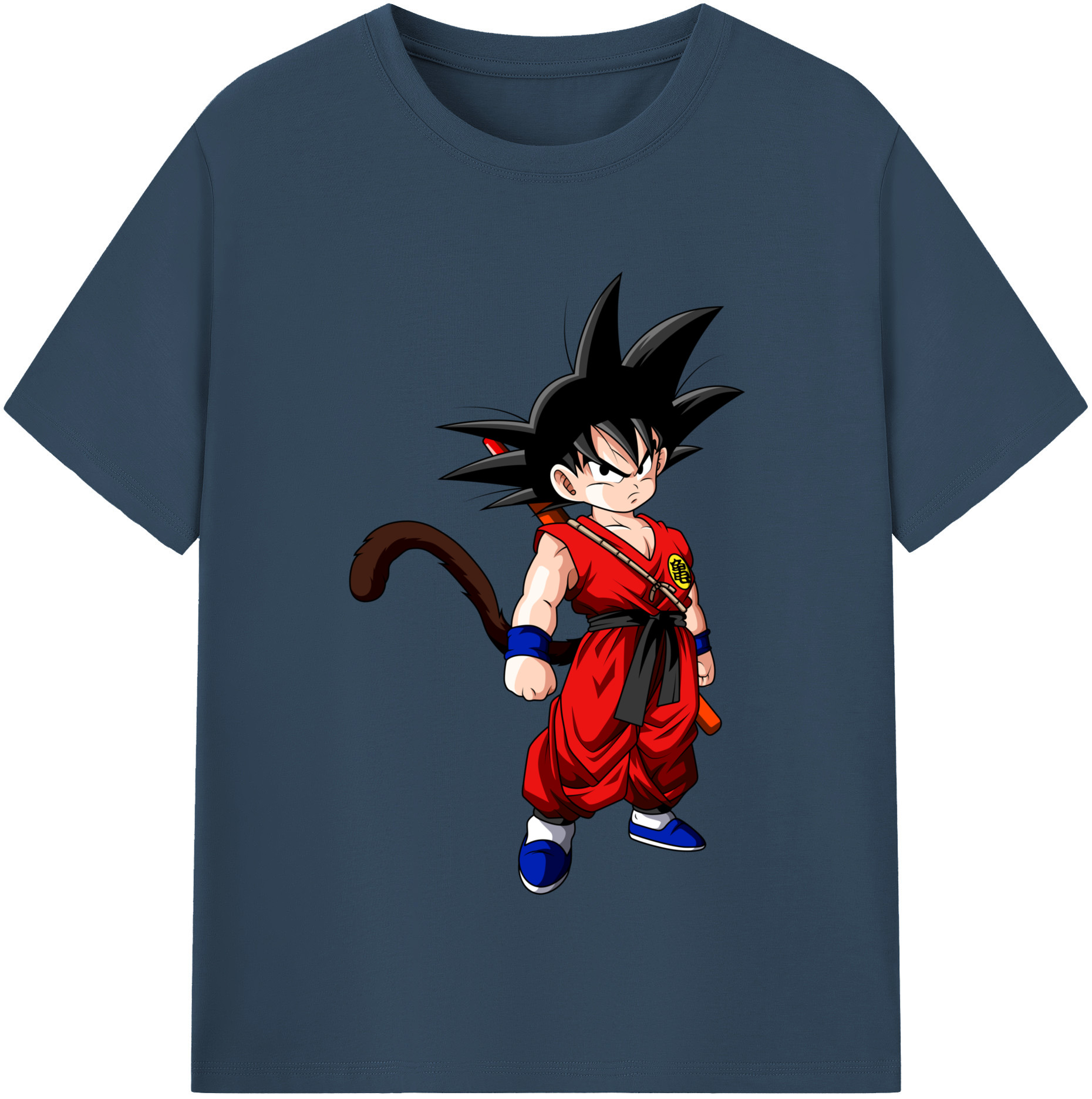 （画像用） ドラゴンボール 孫悟空（そん ごくう）Son Goku カカロット DRAGON BALL Kakarotto レディースカジュアルプリントTシャツ（綿100％）