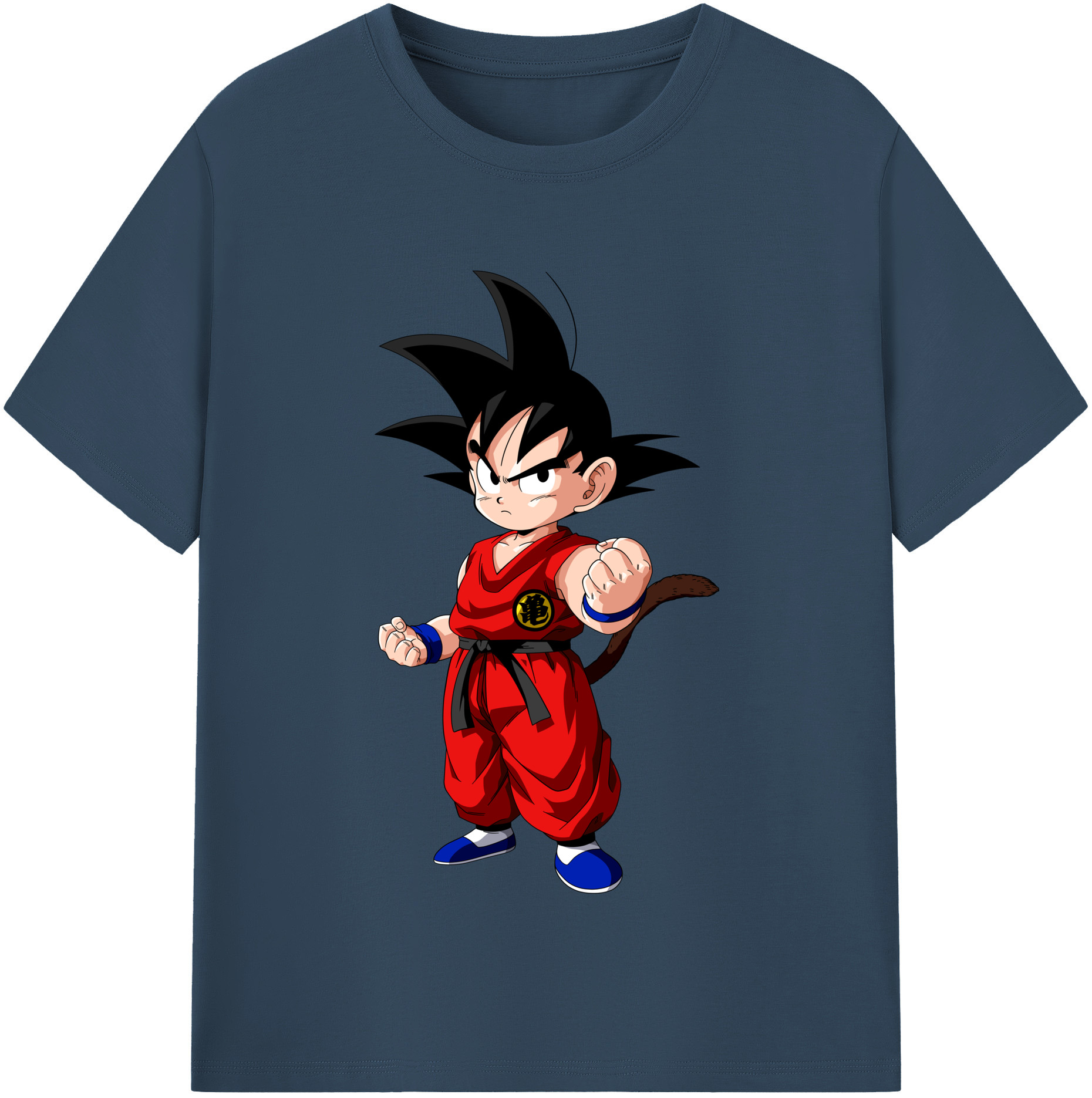 （画像用） ドラゴンボール 孫悟空（そん ごくう）Son Goku カカロット DRAGON BALL Kakarotto レディースカジュアルプリントTシャツ（綿100％）