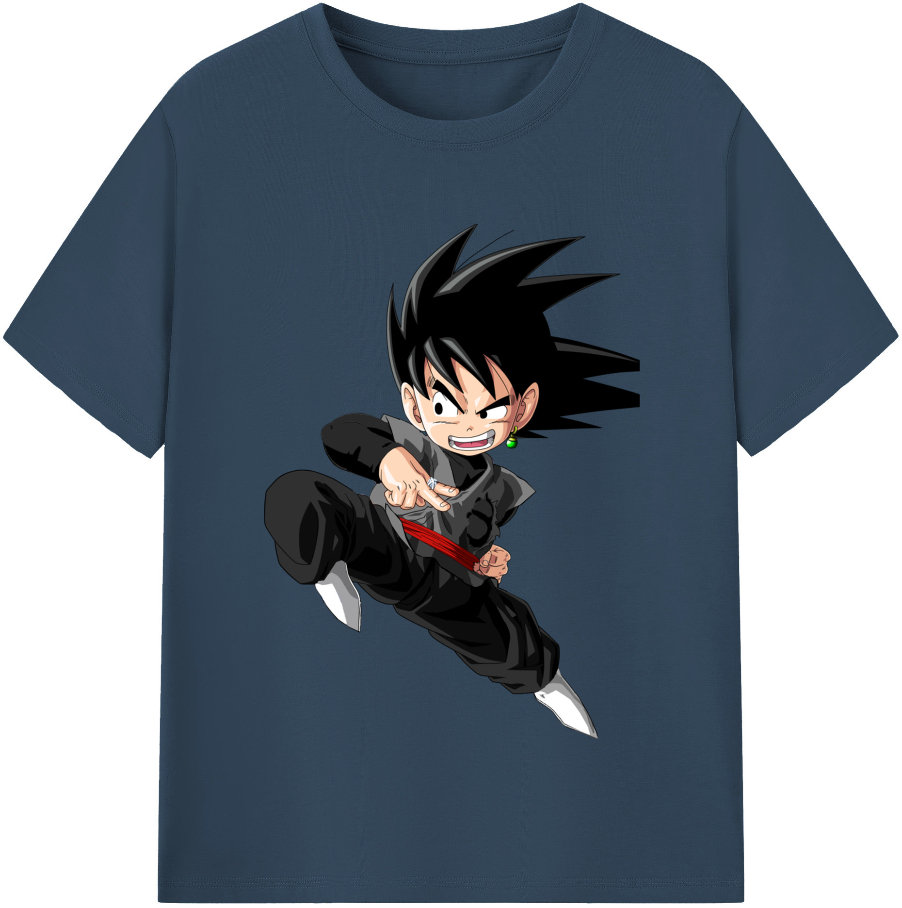 （画像用） ドラゴンボール 孫悟空（そん ごくう）Son Goku カカロット DRAGON BALL Kakarotto レディースカジュアルプリントTシャツ（綿100％）