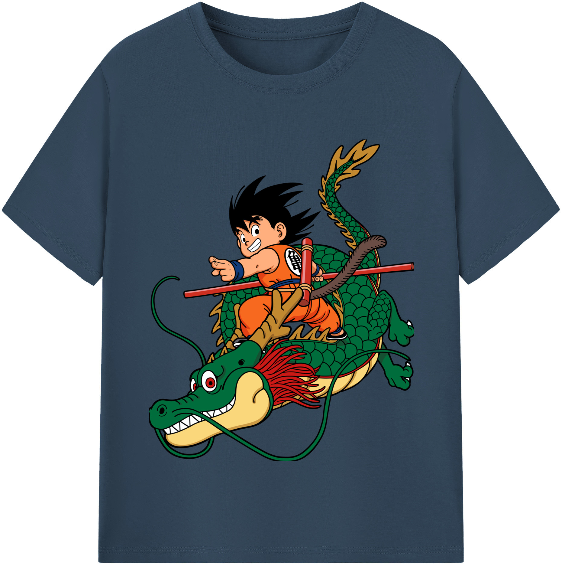 （画像用） ドラゴンボール 孫悟空（そん ごくう）Son Goku カカロット DRAGON BALL Kakarotto レディースカジュアルプリントTシャツ（綿100％）