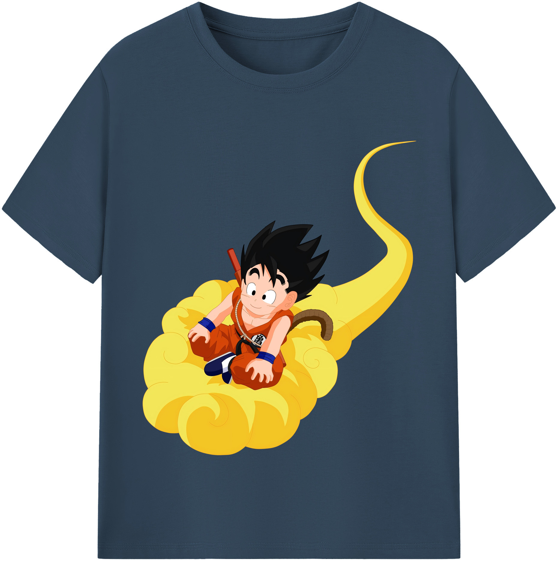 （画像用） ドラゴンボール 孫悟空（そん ごくう）Son Goku カカロット DRAGON BALL Kakarotto レディースカジュアルプリントTシャツ（綿100％）