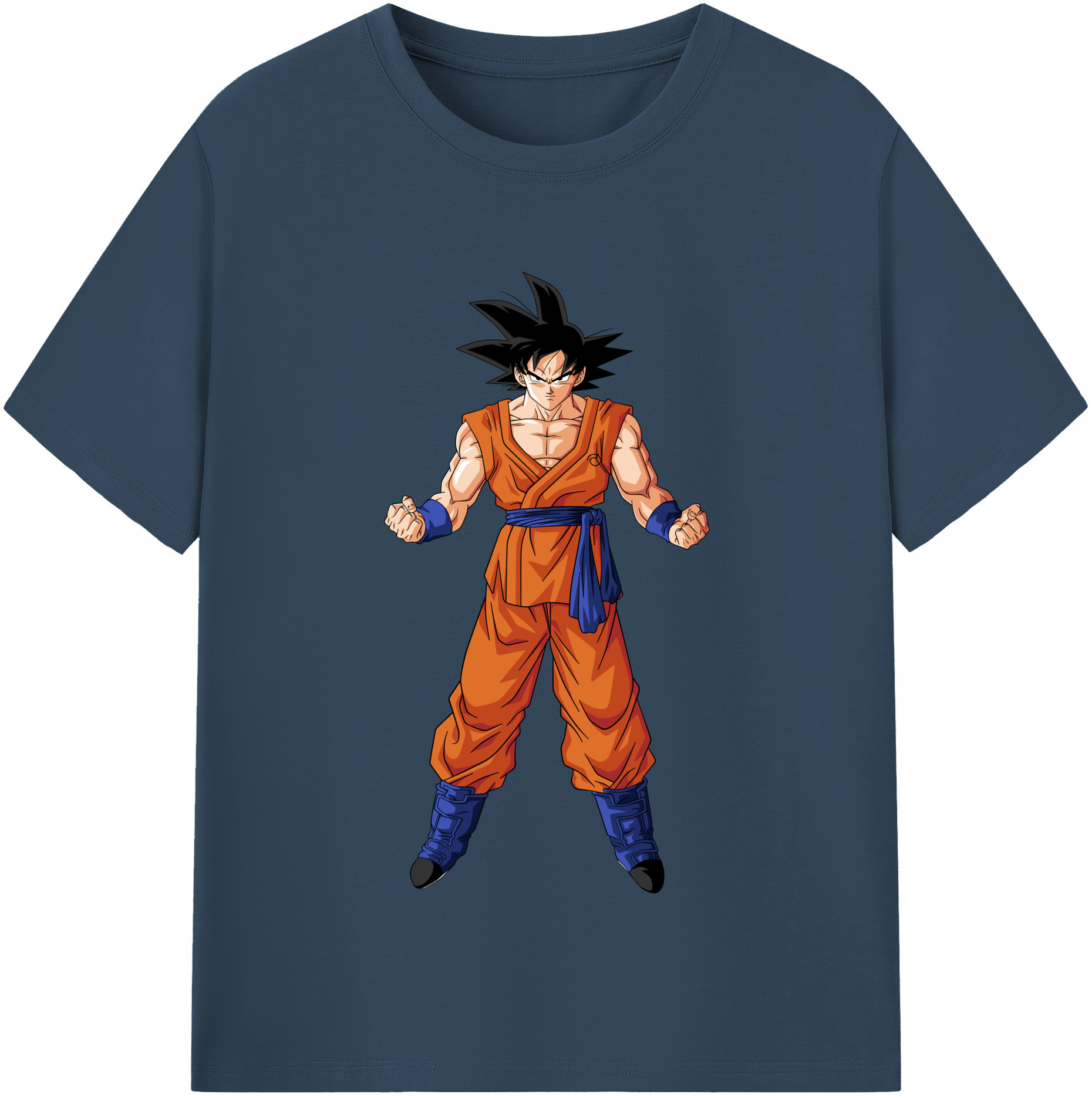 （画像用） ドラゴンボール 孫悟空（そん ごくう）Son Goku カカロット DRAGON BALL Kakarotto レディースカジュアルプリントTシャツ（綿100％）