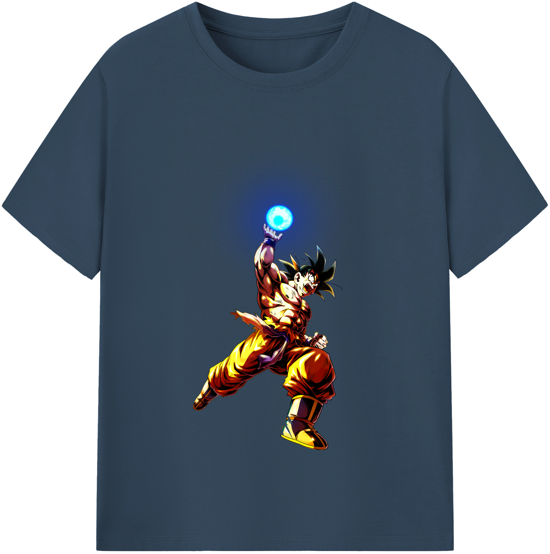 （画像用） ドラゴンボール 孫悟空（そん ごくう）Son Goku カカロット DRAGON BALL Kakarotto レディースカジュアルプリントTシャツ（綿100％）