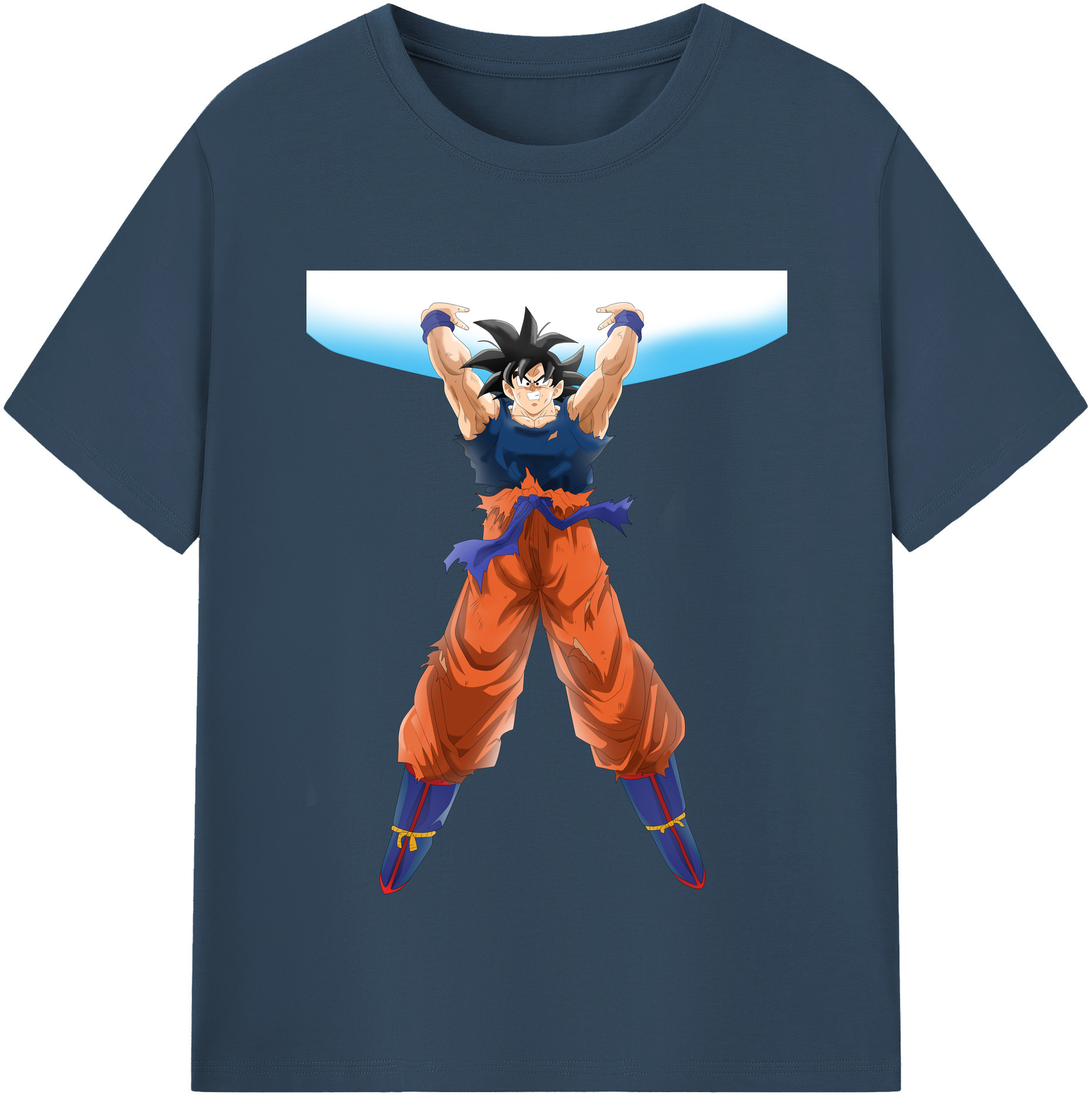 （画像用） ドラゴンボール 孫悟空（そん ごくう）Son Goku カカロット DRAGON BALL Kakarotto レディースカジュアルプリントTシャツ（綿100％）
