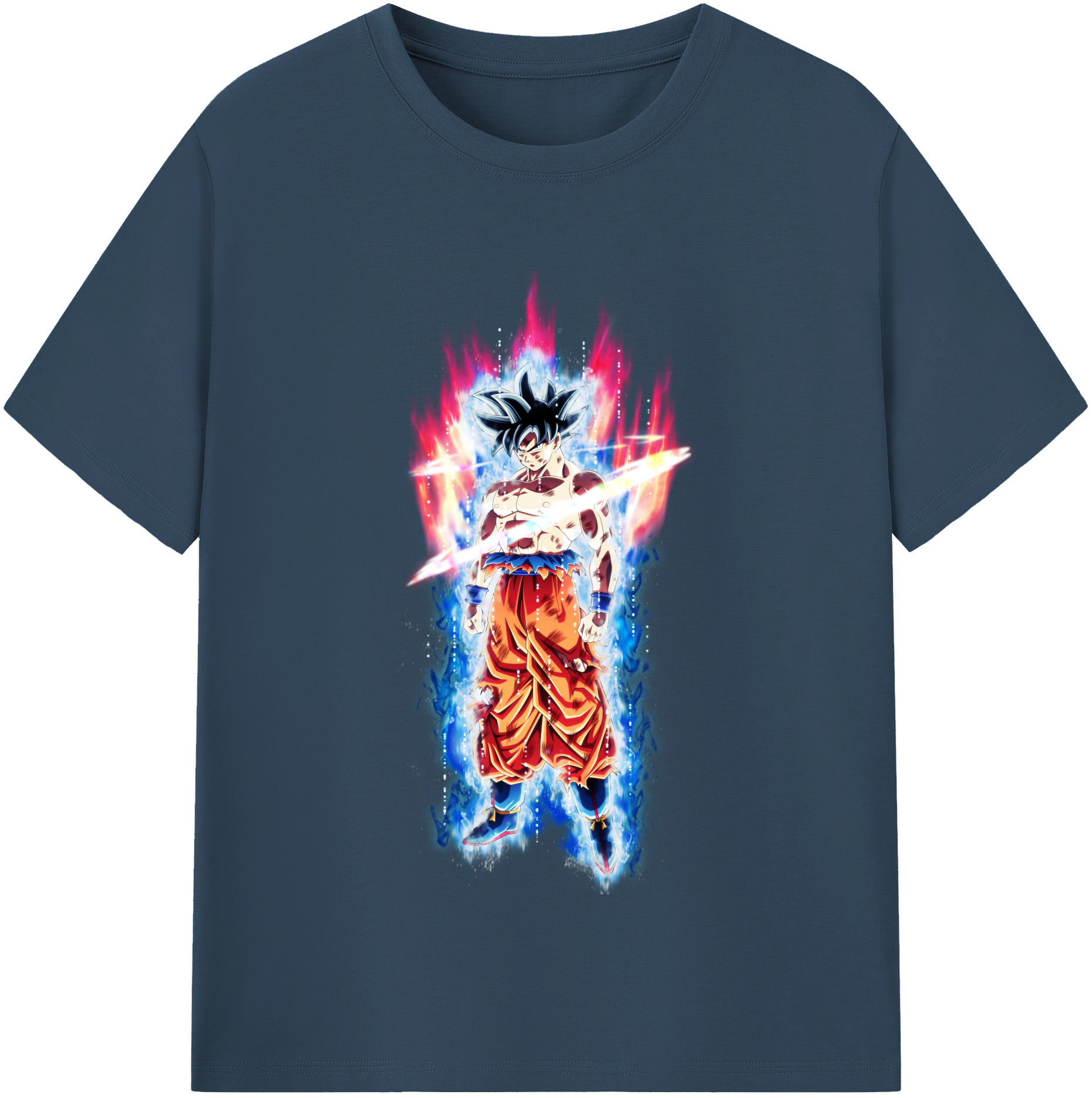 （画像用） ドラゴンボール 孫悟空（そん ごくう）Son Goku カカロット DRAGON BALL Kakarotto レディースカジュアルプリントTシャツ（綿100％）