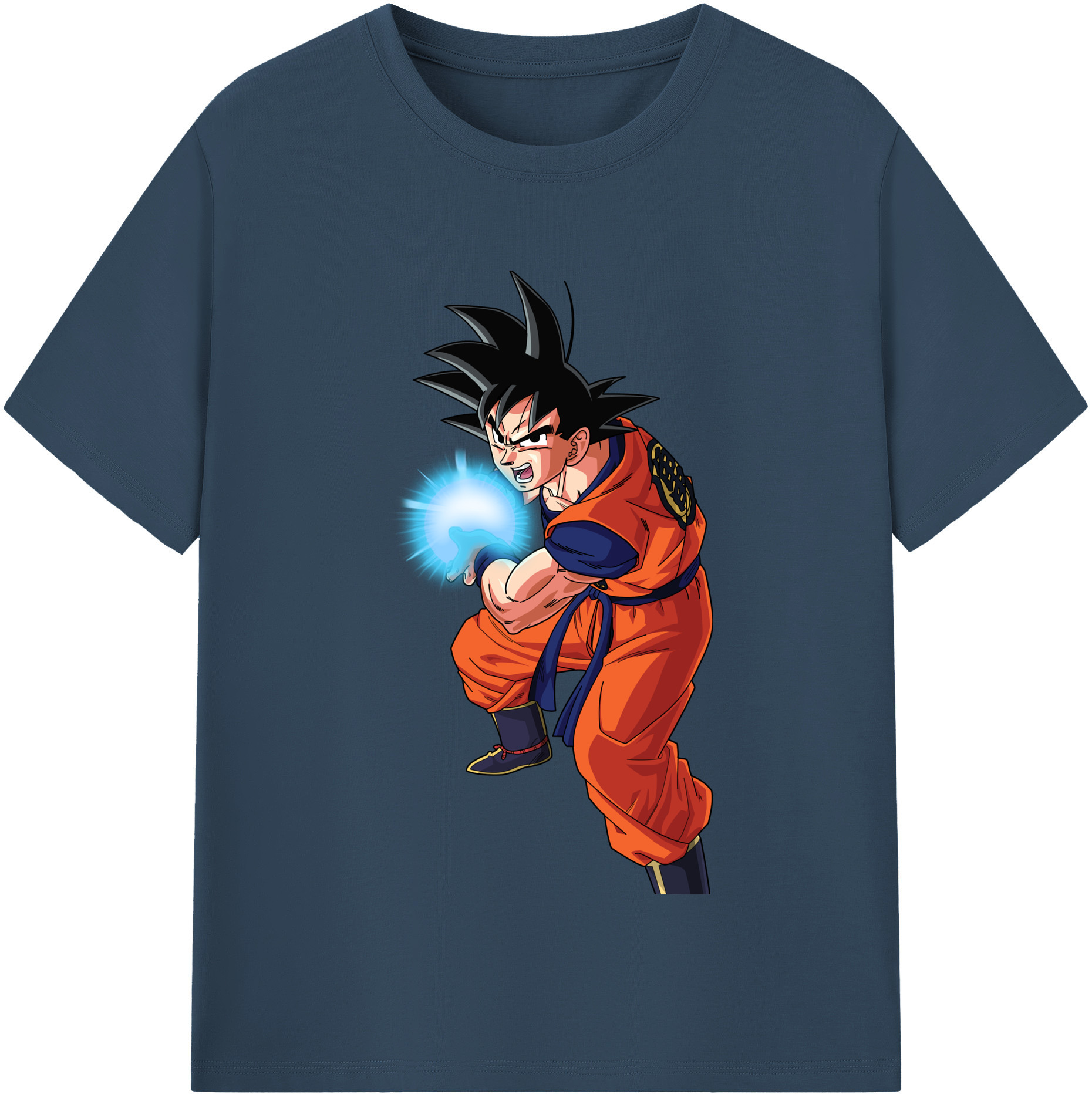 （画像用） ドラゴンボール 孫悟空（そん ごくう）Son Goku カカロット DRAGON BALL Kakarotto レディースカジュアルプリントTシャツ（綿100％）