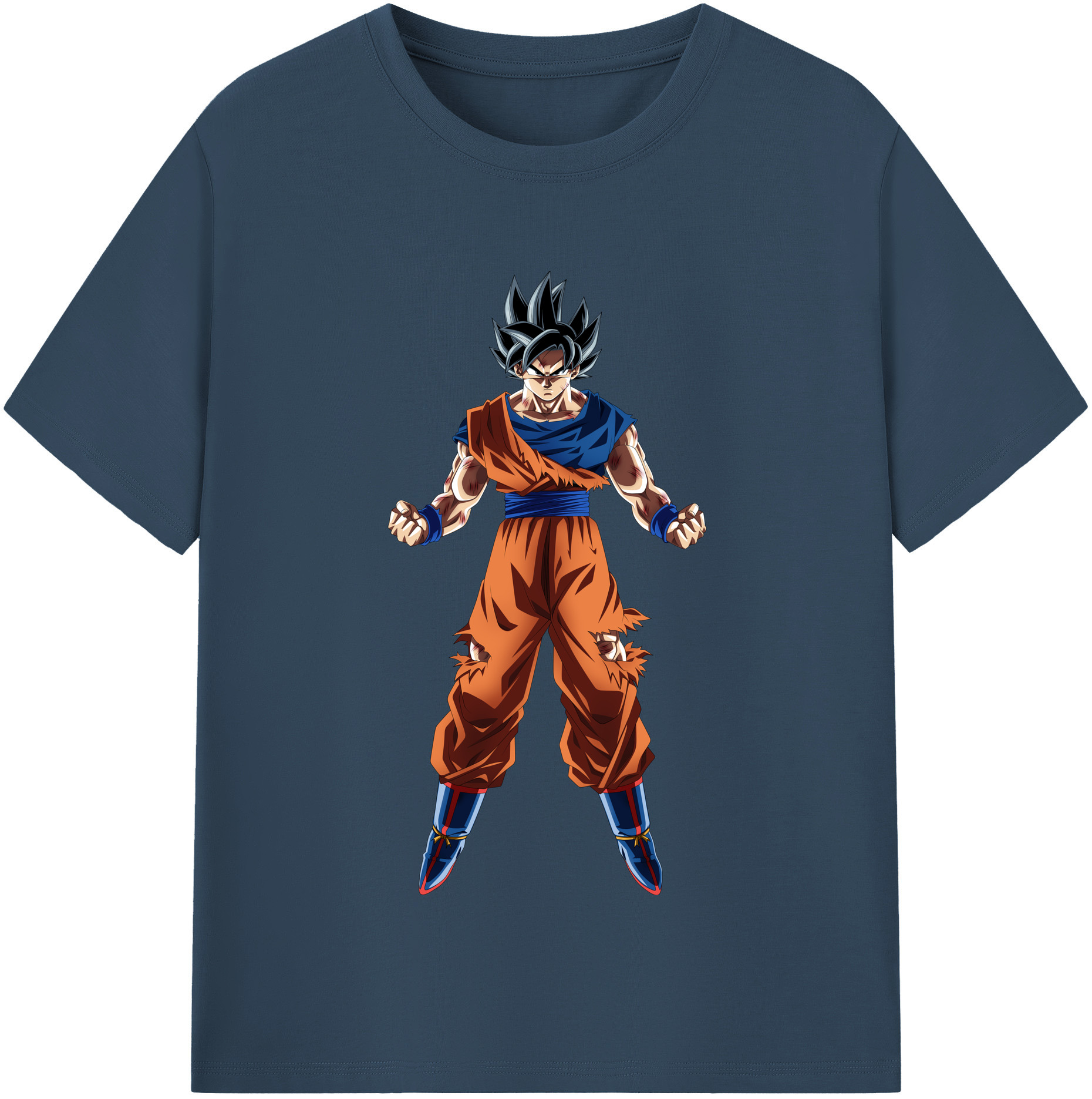 （画像用） ドラゴンボール 孫悟空（そん ごくう）Son Goku カカロット DRAGON BALL Kakarotto レディースカジュアルプリントTシャツ（綿100％）