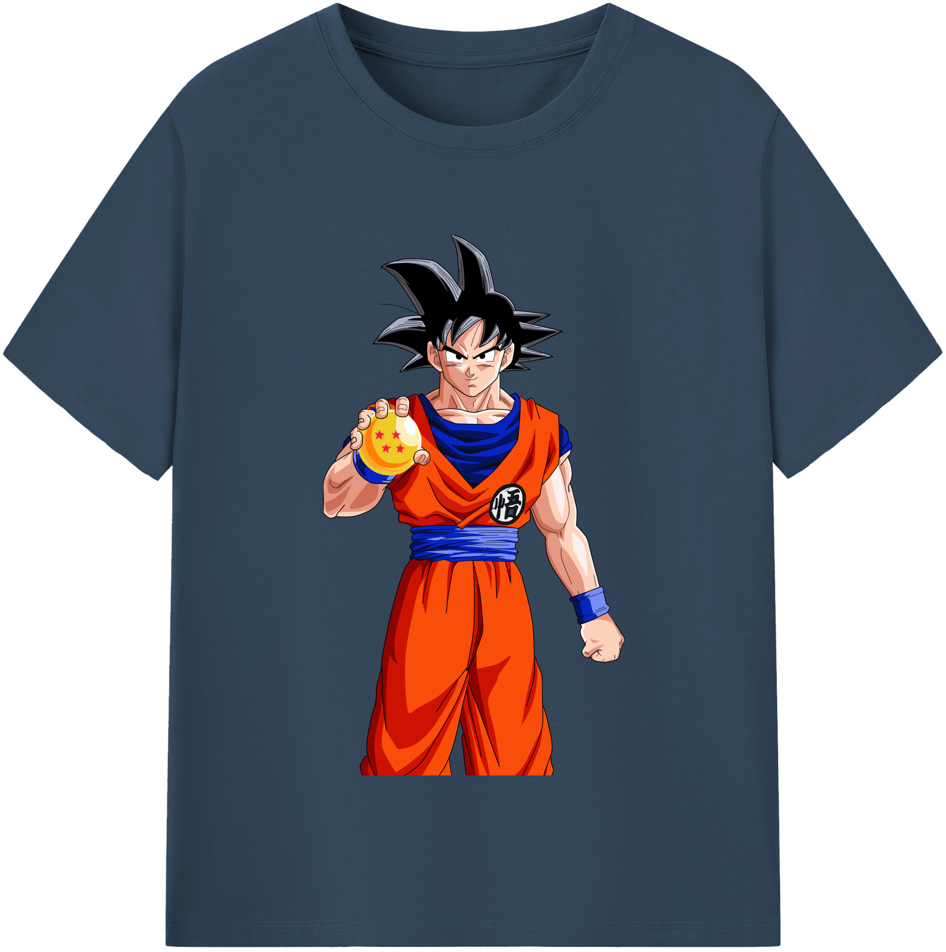 （画像用） ドラゴンボール 孫悟空（そん ごくう）Son Goku カカロット DRAGON BALL Kakarotto レディースカジュアルプリントTシャツ（綿100％）