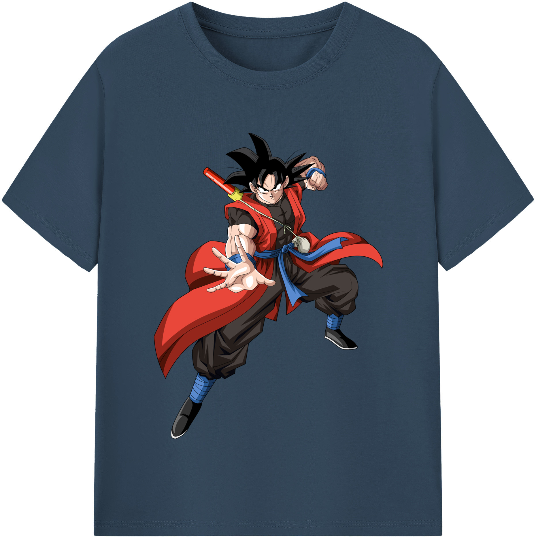 （画像用） ドラゴンボール 孫悟空（そん ごくう）Son Goku カカロット DRAGON BALL Kakarotto レディースカジュアルプリントTシャツ（綿100％）