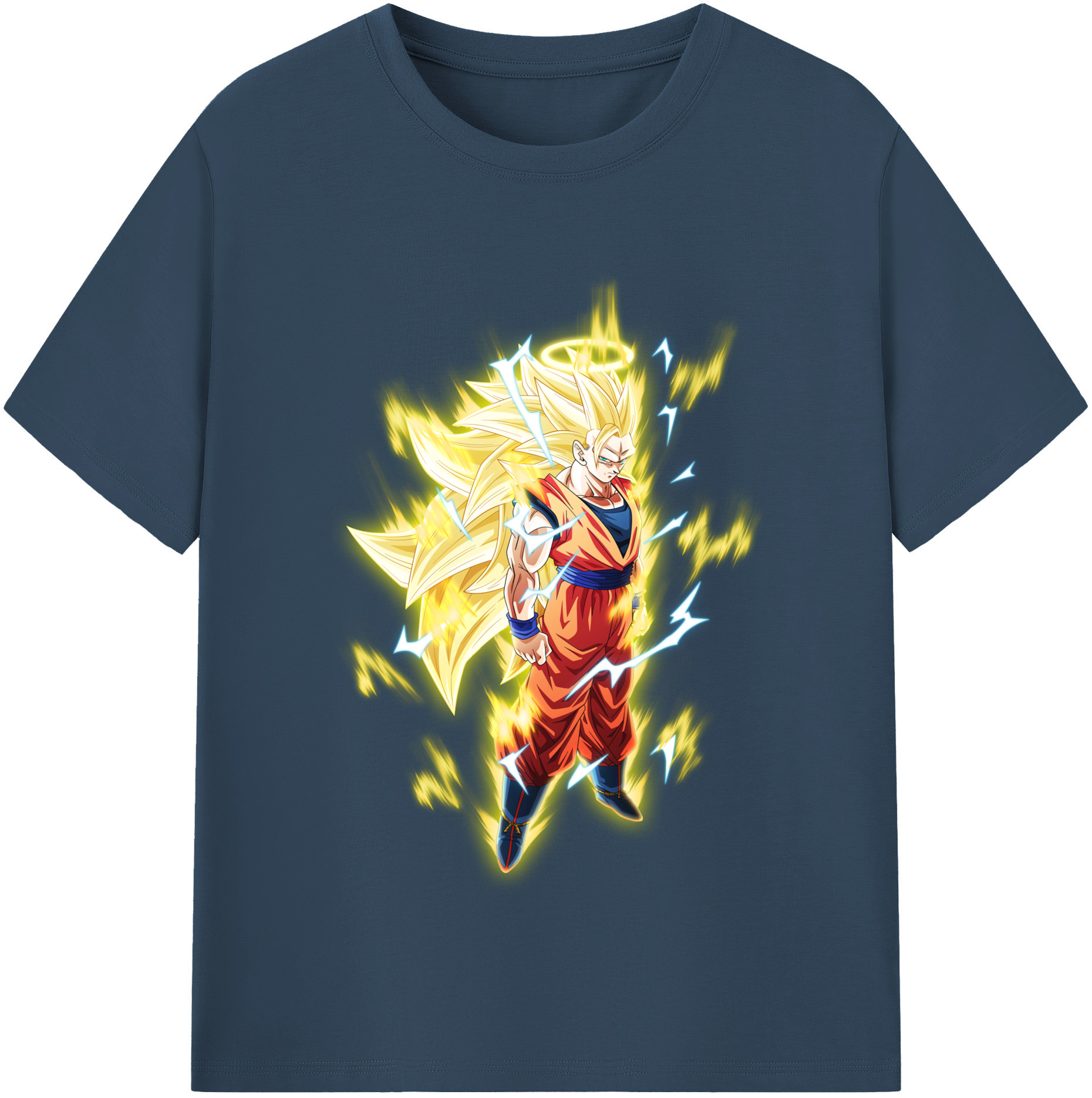 （画像用） ドラゴンボール 孫悟空（そん ごくう）Son Goku カカロット DRAGON BALL Kakarotto レディースカジュアルプリントTシャツ（綿100％）