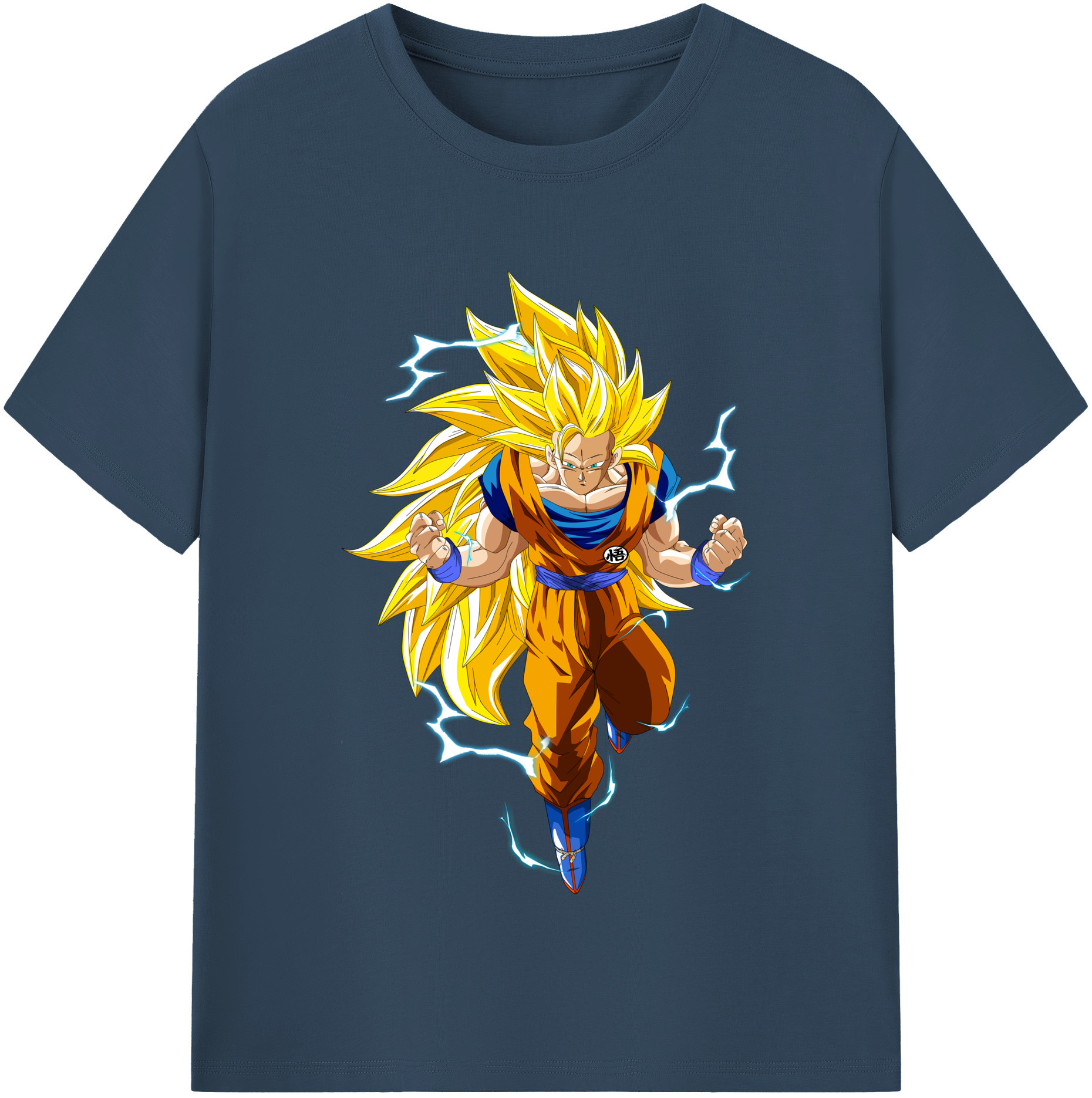 （画像用） ドラゴンボール 孫悟空（そん ごくう）Son Goku カカロット DRAGON BALL Kakarotto レディースカジュアルプリントTシャツ（綿100％）