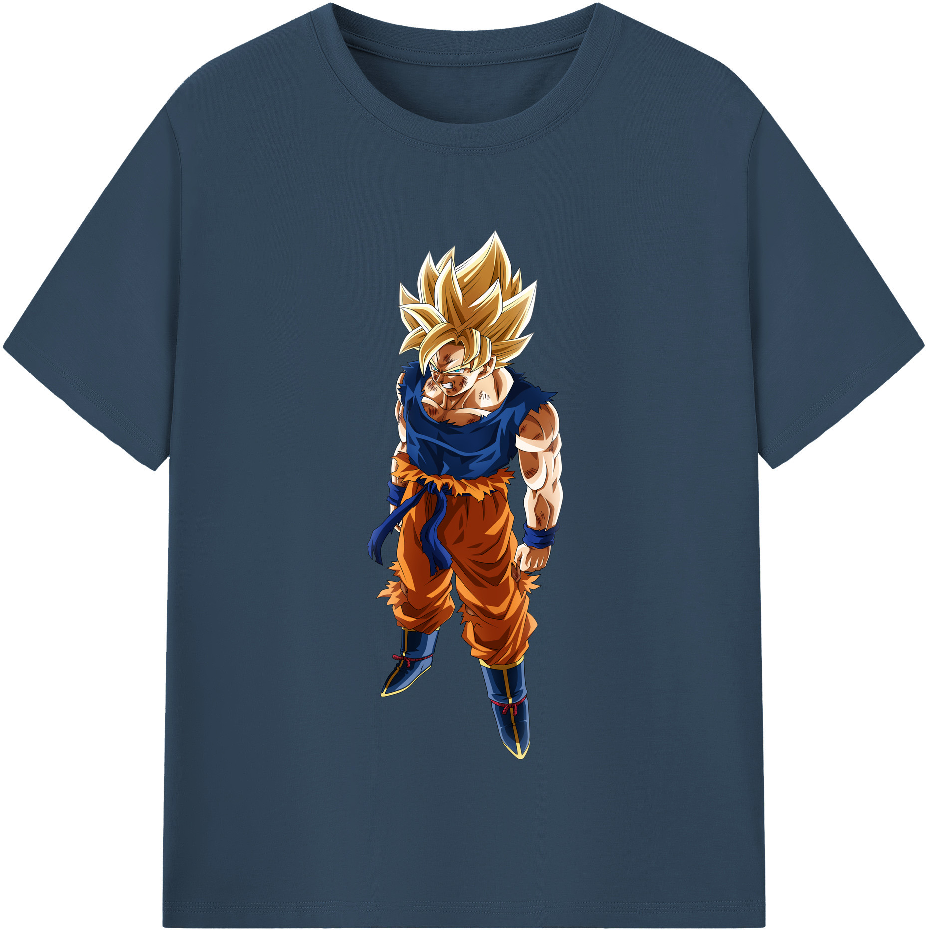 （画像用） ドラゴンボール 孫悟空（そん ごくう）Son Goku カカロット DRAGON BALL Kakarotto レディースカジュアルプリントTシャツ（綿100％）