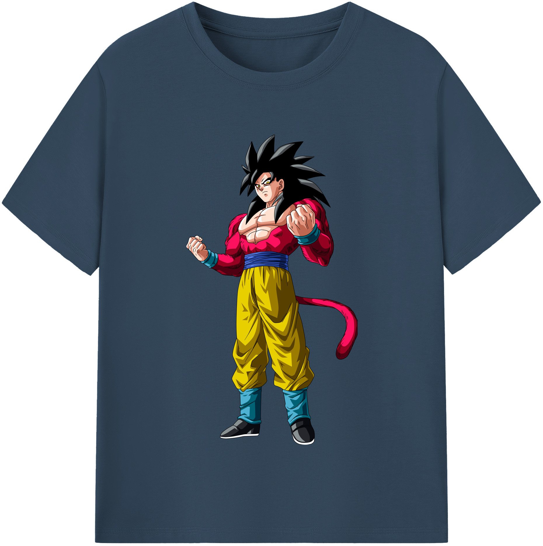 （画像用） ドラゴンボール 孫悟空（そん ごくう）Son Goku カカロット DRAGON BALL Kakarotto レディースカジュアルプリントTシャツ（綿100％）