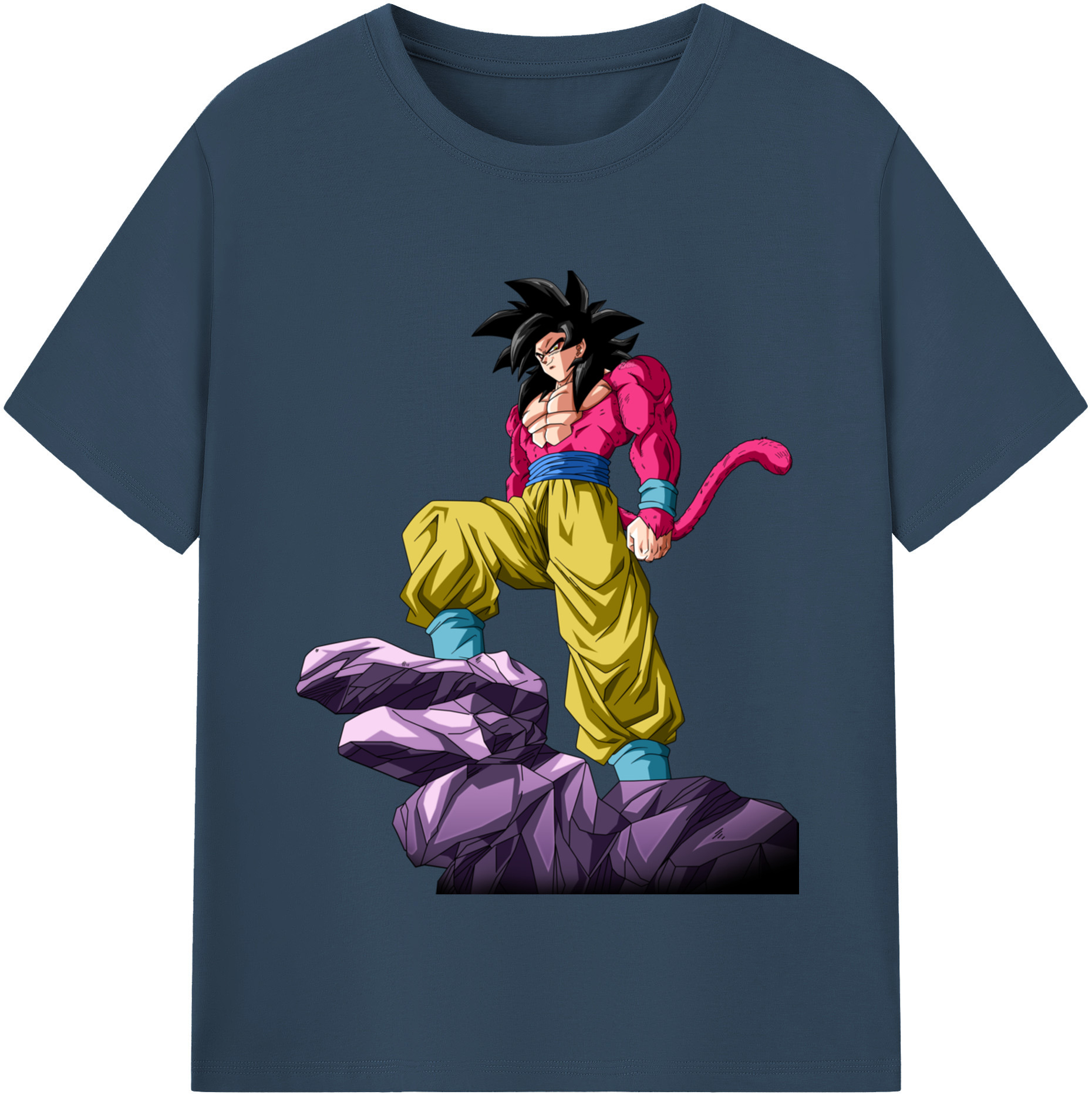 （画像用） ドラゴンボール 孫悟空（そん ごくう）Son Goku カカロット DRAGON BALL Kakarotto レディースカジュアルプリントTシャツ（綿100％）