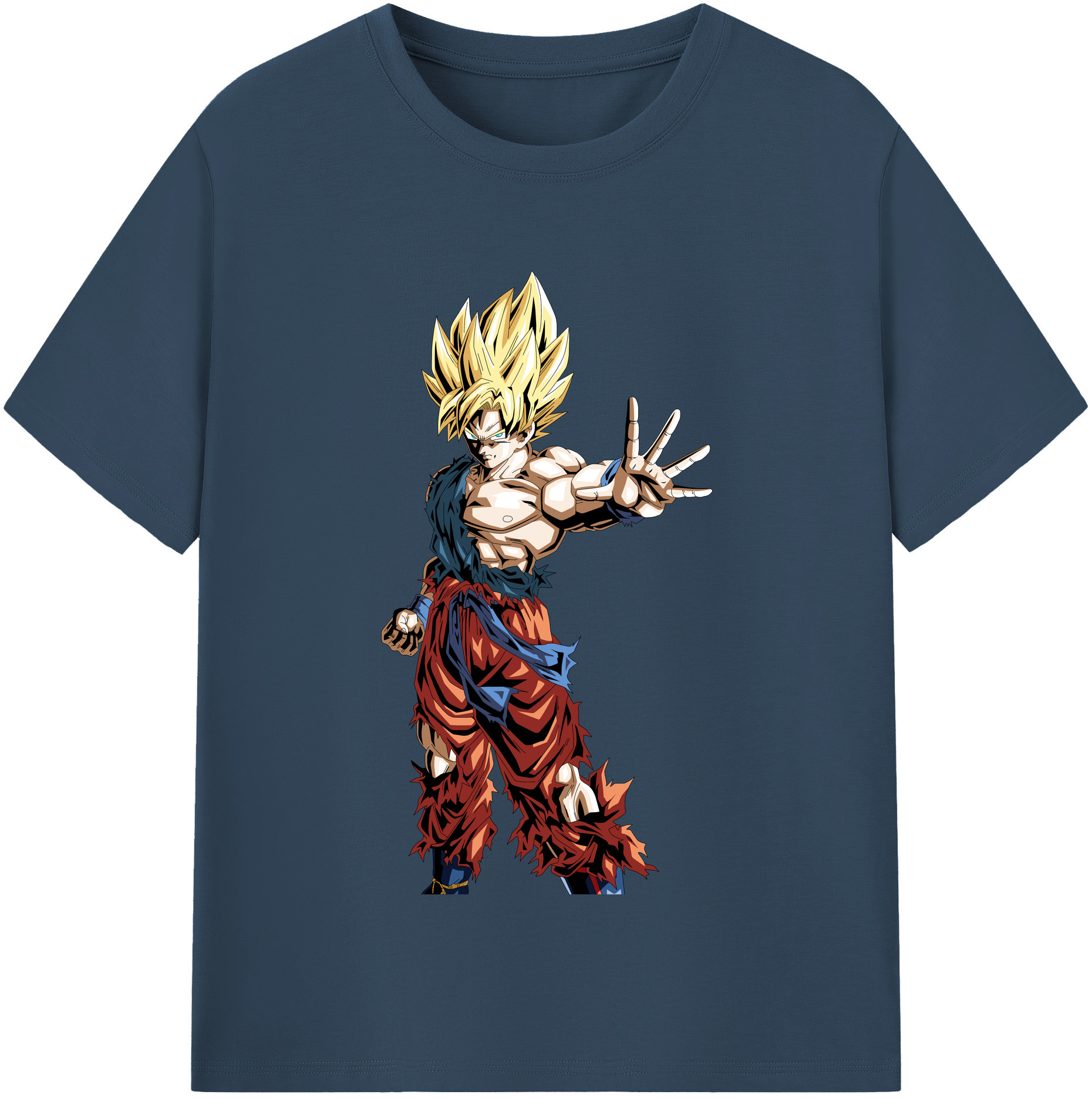 （画像用） ドラゴンボール 孫悟空（そん ごくう）Son Goku カカロット DRAGON BALL Kakarotto レディースカジュアルプリントTシャツ（綿100％）