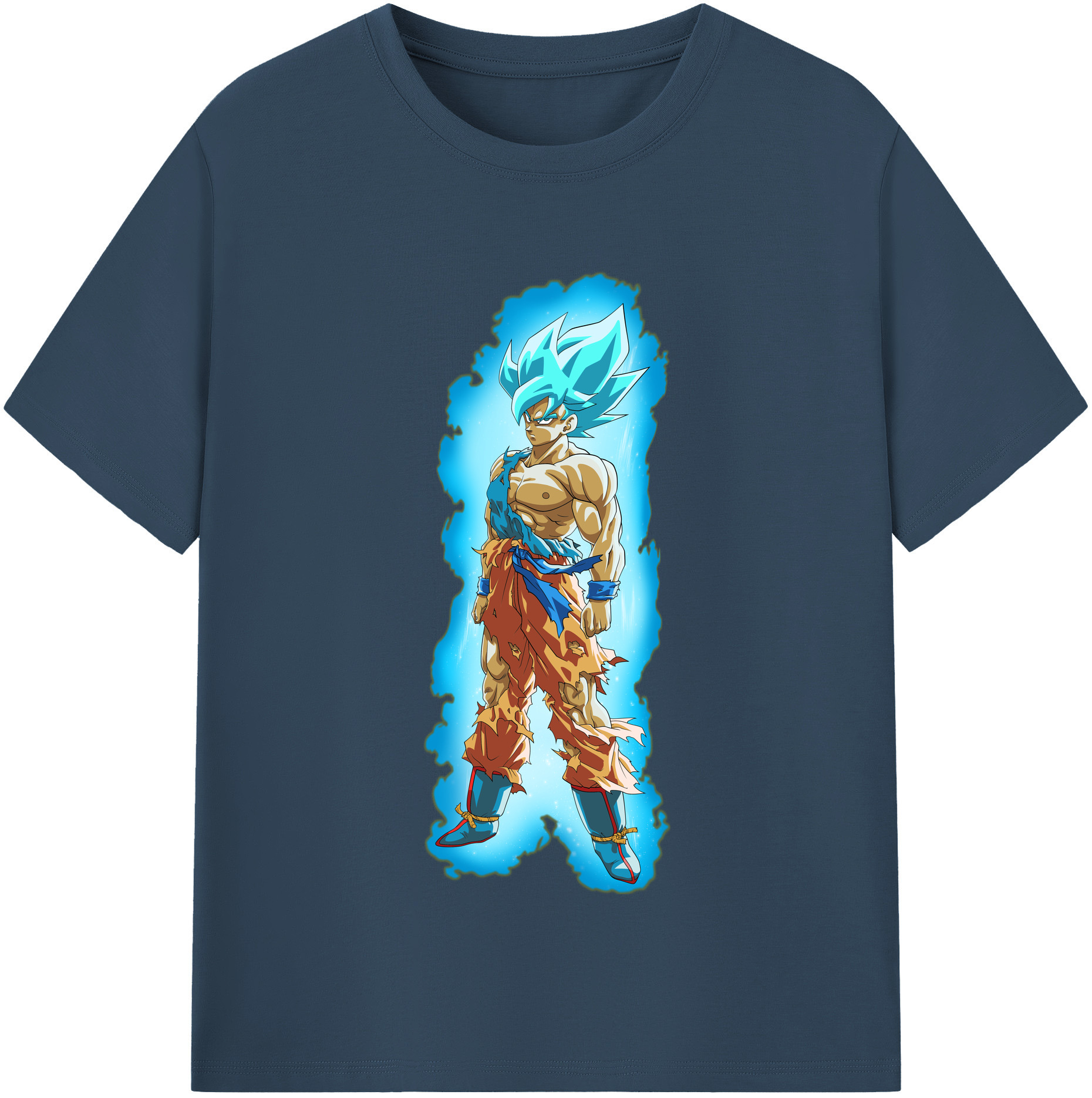 （画像用） ドラゴンボール 孫悟空（そん ごくう）Son Goku カカロット DRAGON BALL Kakarotto レディースカジュアルプリントTシャツ（綿100％）