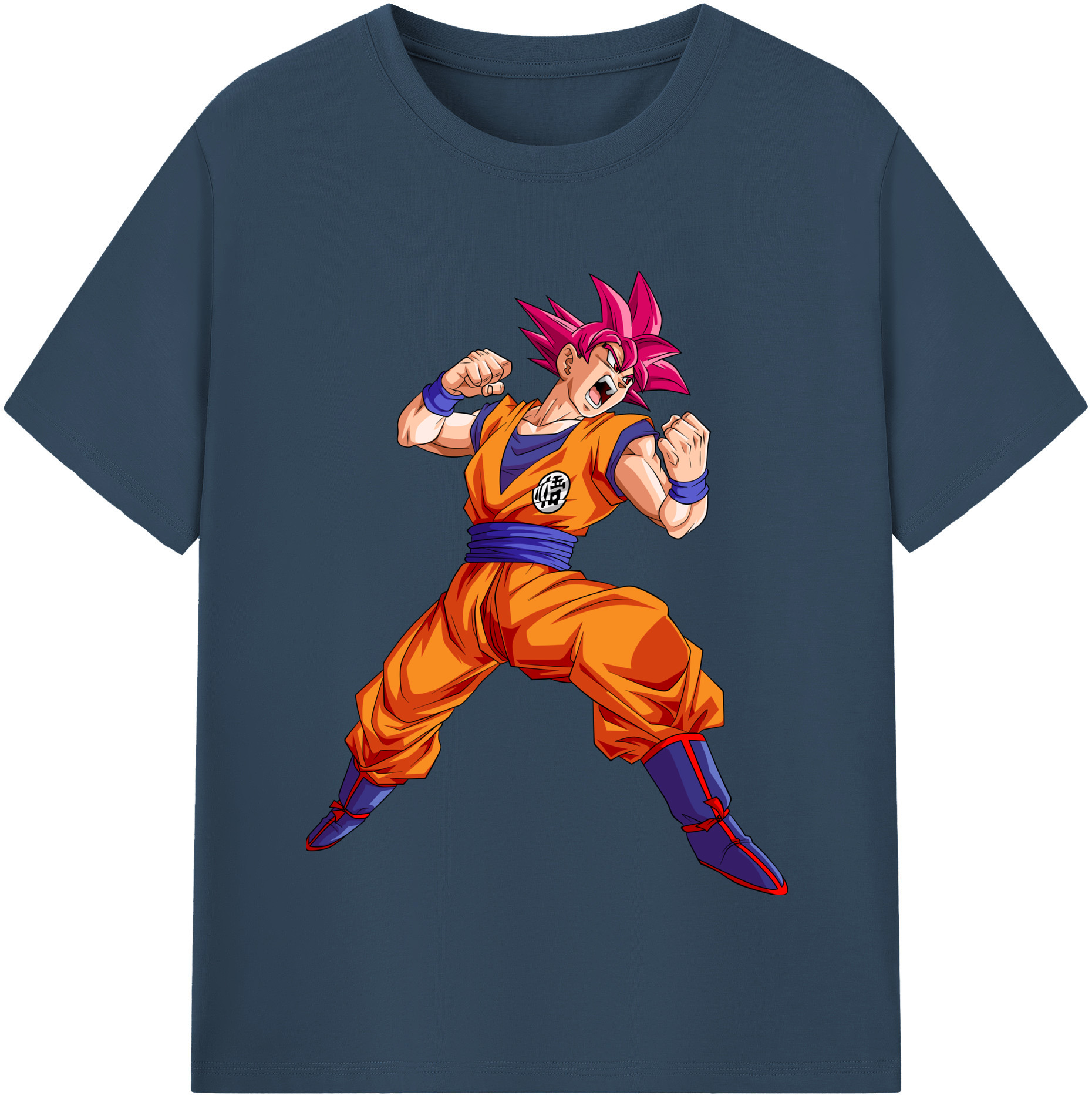 （画像用） ドラゴンボール 孫悟空（そん ごくう）Son Goku カカロット DRAGON BALL Kakarotto レディースカジュアルプリントTシャツ（綿100％）