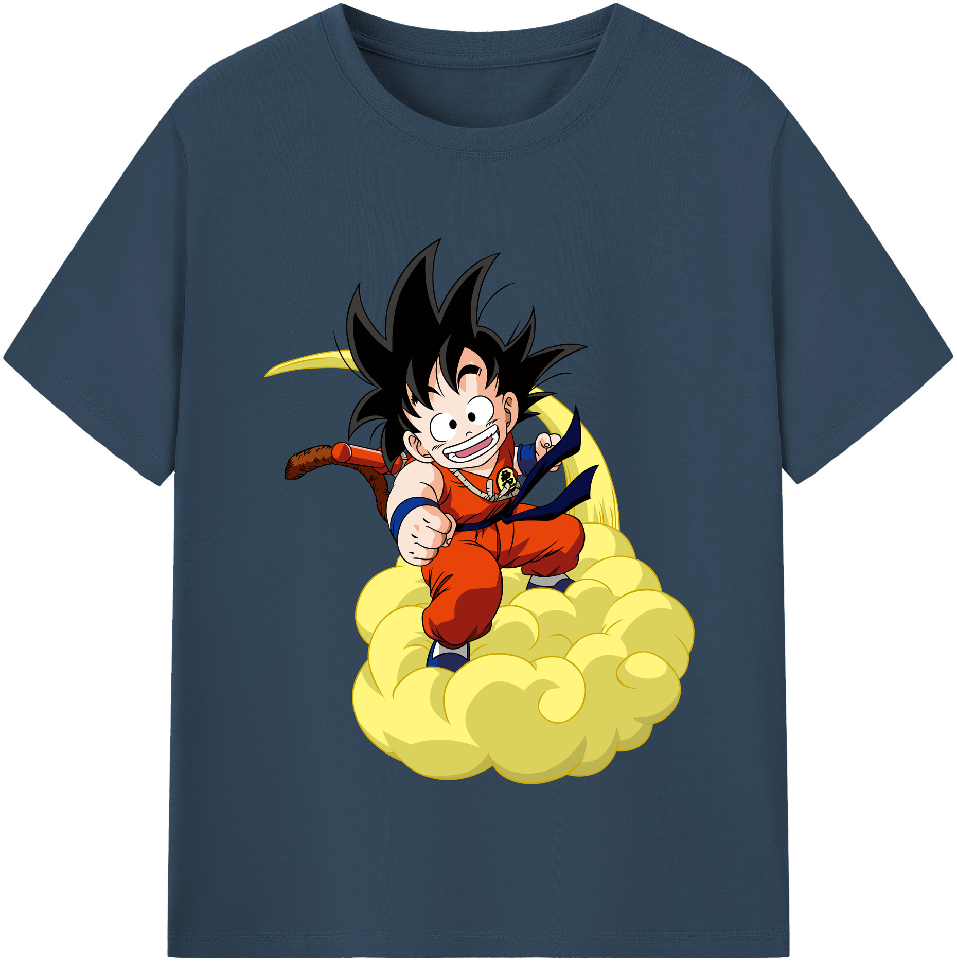 （画像用） ドラゴンボール 孫悟空（そん ごくう）Son Goku カカロット DRAGON BALL Kakarotto レディースカジュアルプリントTシャツ（綿100％）