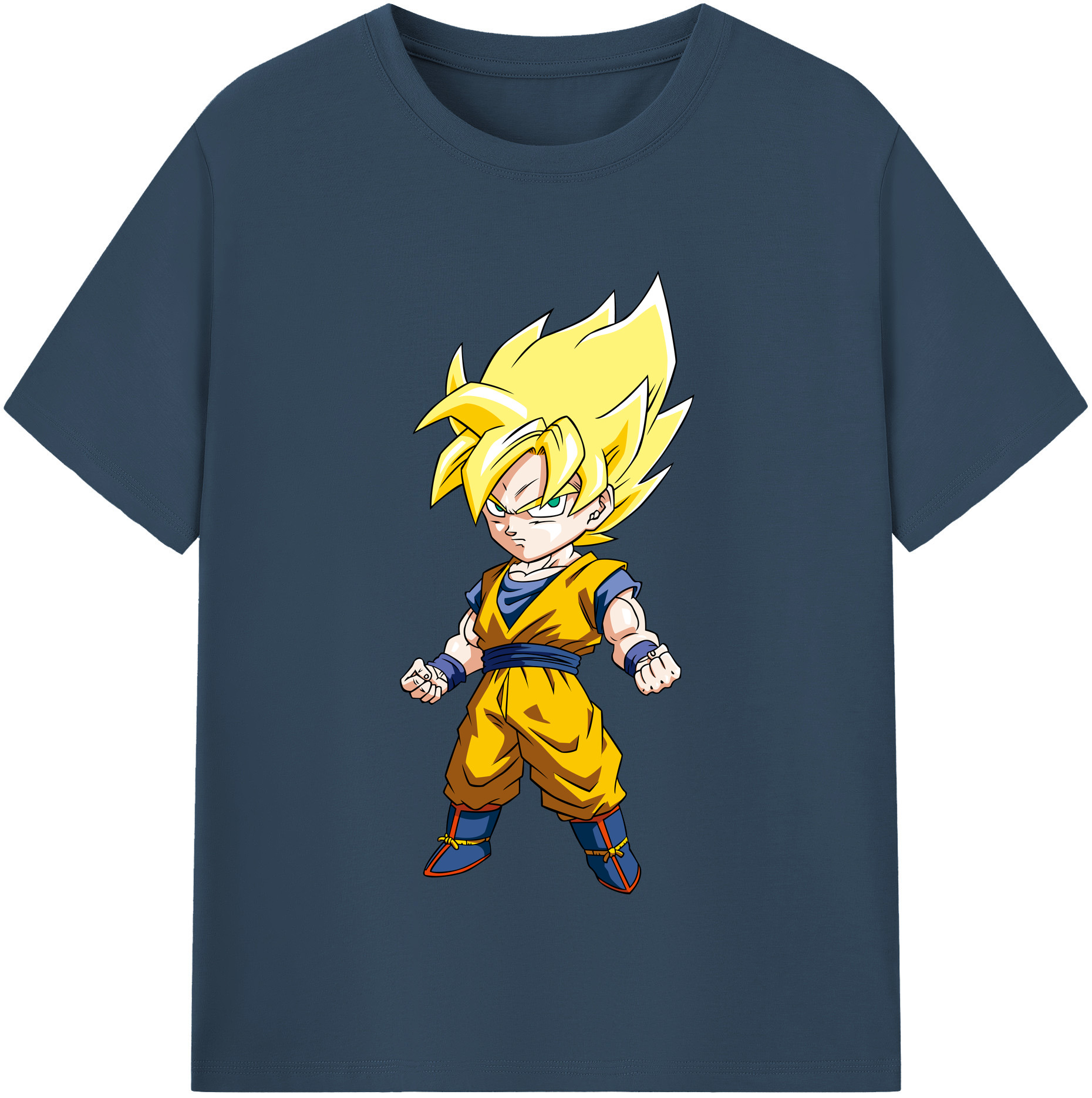 （画像用） ドラゴンボール 孫悟空（そん ごくう）Son Goku カカロット DRAGON BALL Kakarotto レディースカジュアルプリントTシャツ（綿100％）