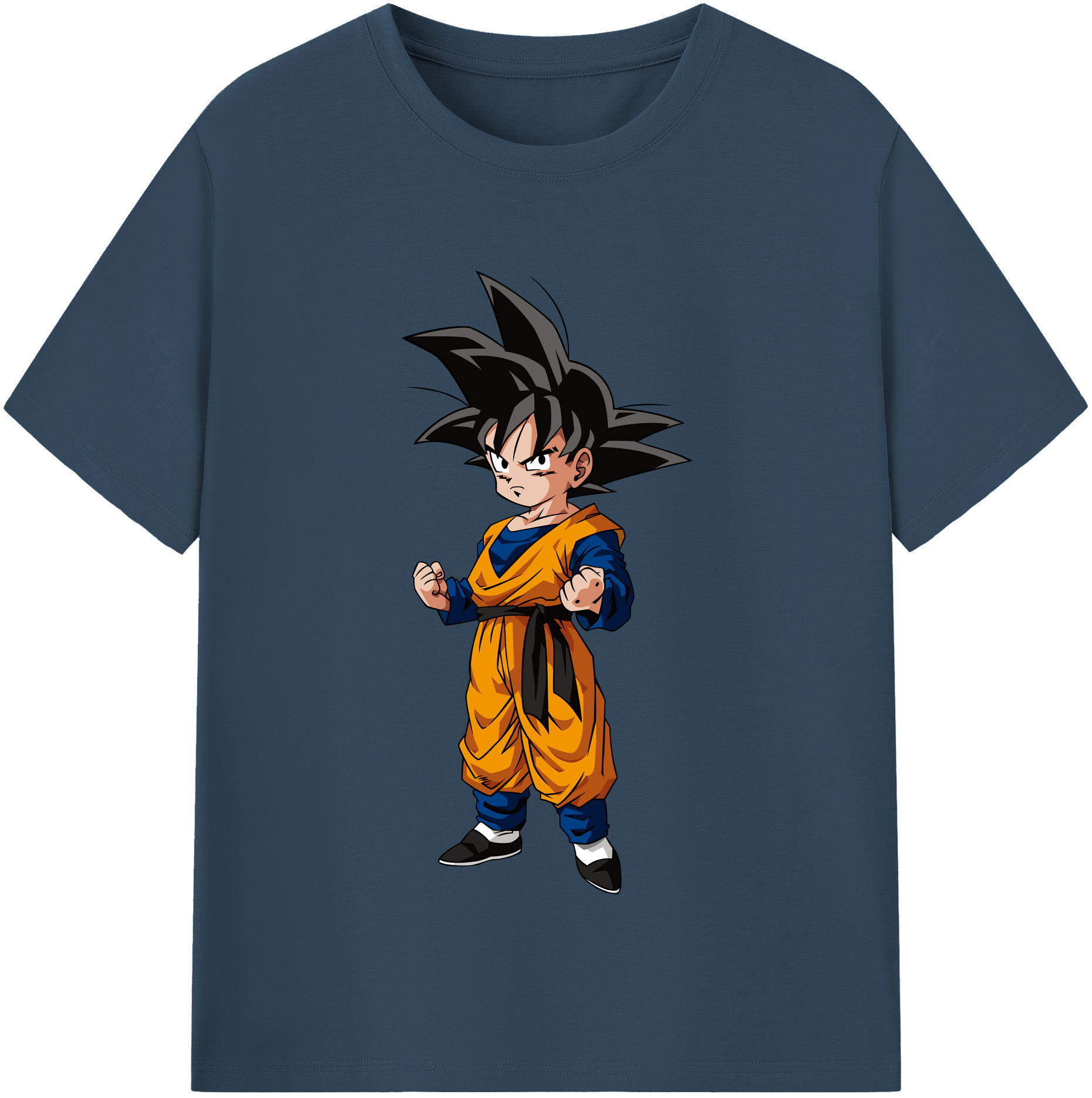 （画像用） ドラゴンボール 孫悟空（そん ごくう）Son Goku カカロット DRAGON BALL Kakarotto レディースカジュアルプリントTシャツ（綿100％）