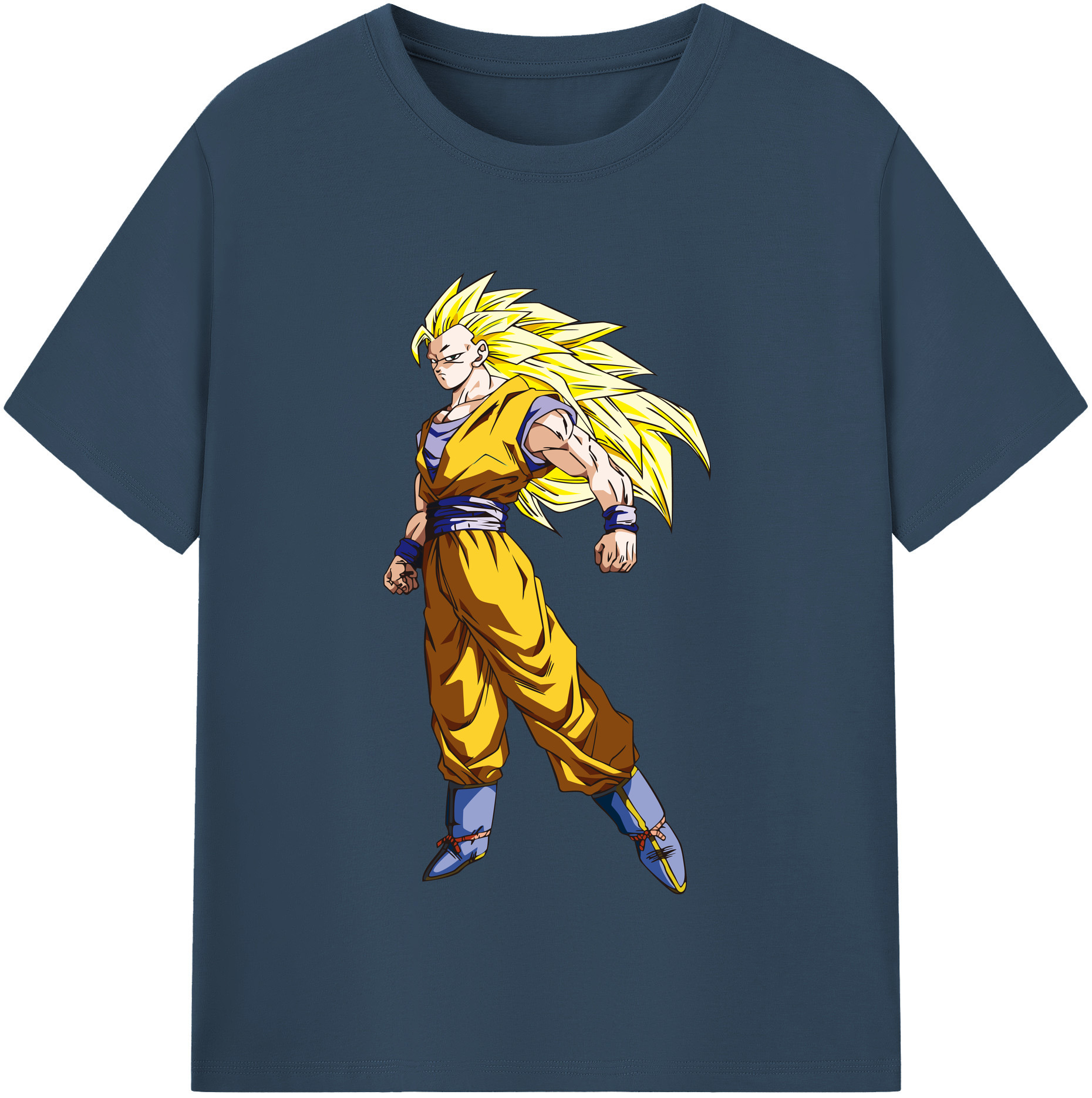 （画像用） ドラゴンボール 孫悟空（そん ごくう）Son Goku カカロット DRAGON BALL Kakarotto レディースカジュアルプリントTシャツ（綿100％）