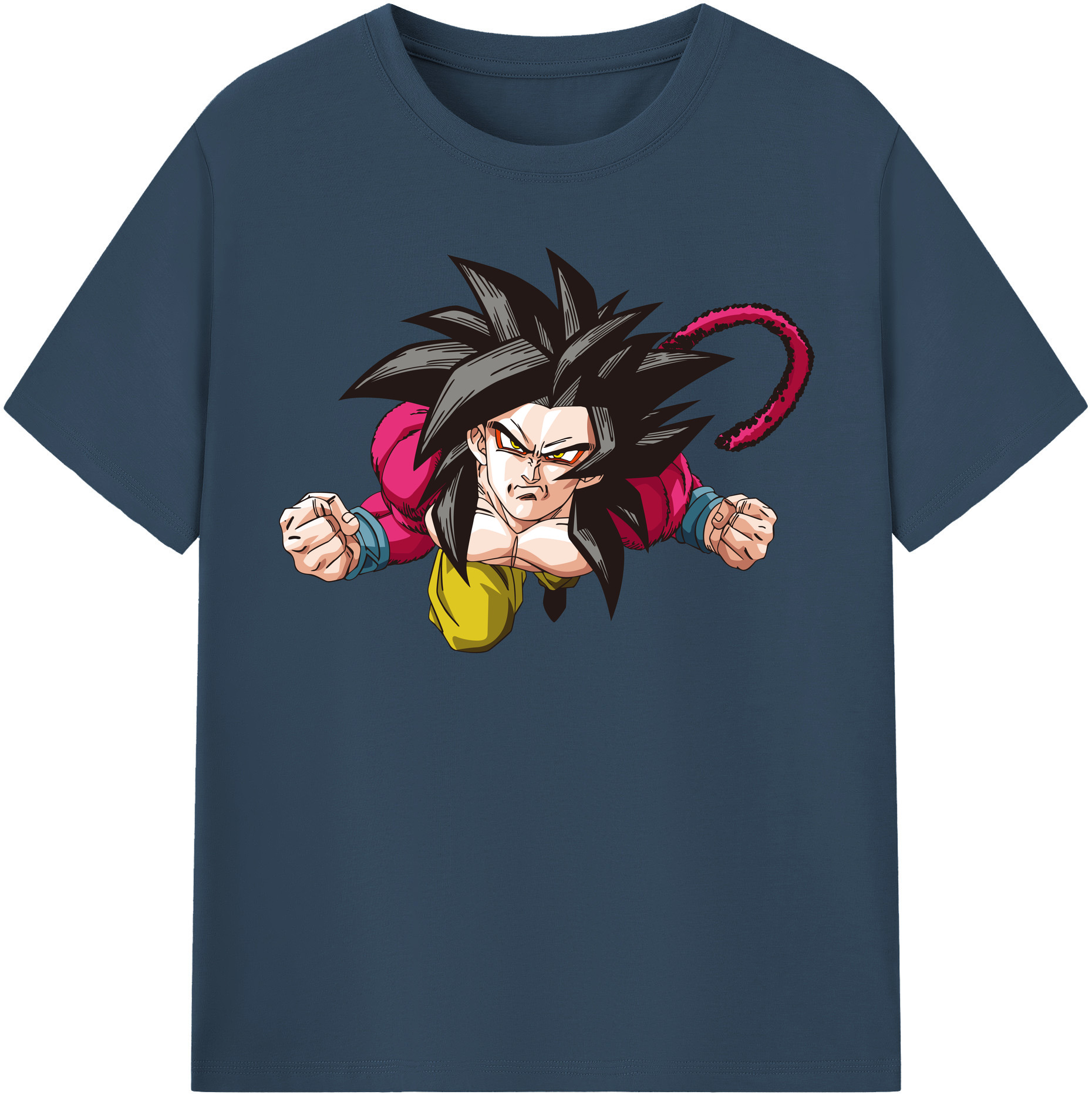 （画像用） ドラゴンボール 孫悟空（そん ごくう）Son Goku カカロット DRAGON BALL Kakarotto レディースカジュアルプリントTシャツ（綿100％）