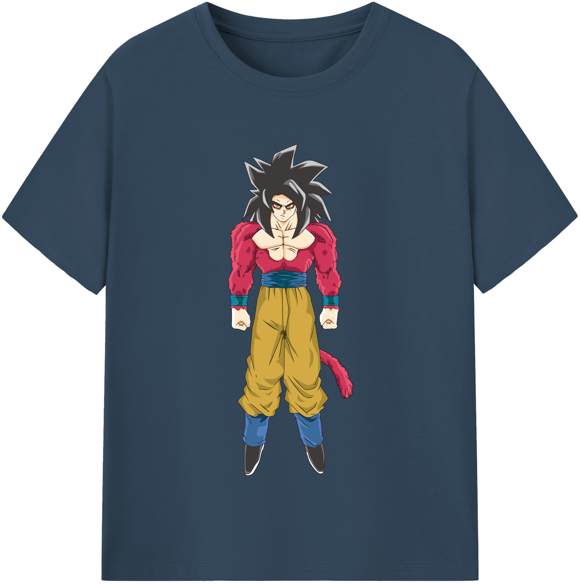 （画像用） ドラゴンボール 孫悟空（そん ごくう）Son Goku カカロット DRAGON BALL Kakarotto レディースカジュアルプリントTシャツ（綿100％）