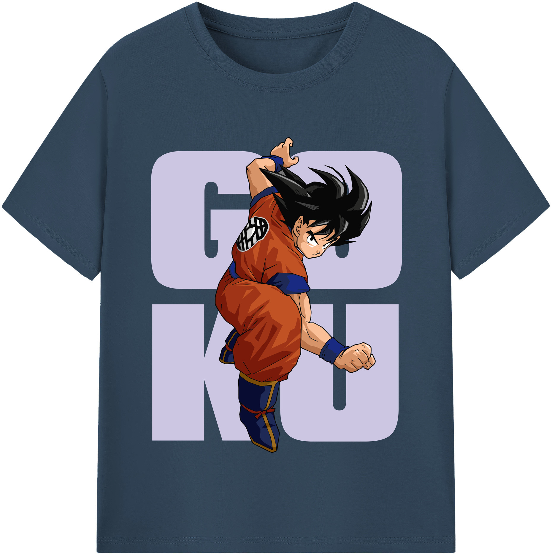 （画像用） ドラゴンボール 孫悟空（そん ごくう）Son Goku カカロット DRAGON BALL Kakarotto レディースカジュアルプリントTシャツ（綿100％）