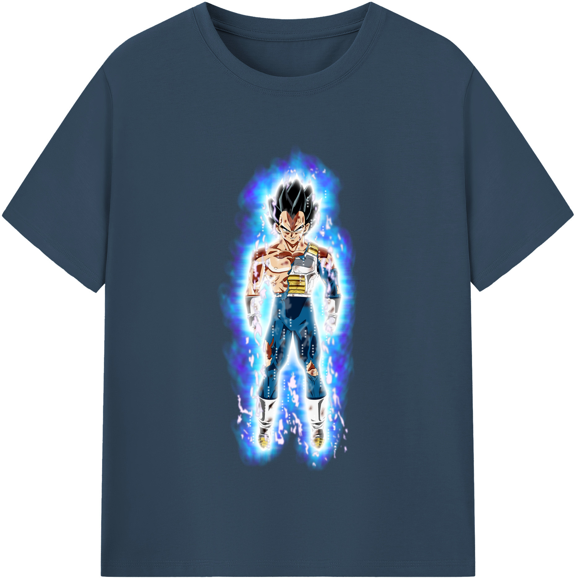 （画像用） ドラゴンボール ベジータ四世（Bejīta Yonsei）DRAGON BALL Vegeta IV レディースカジュアルプリントTシャツ（綿100％）