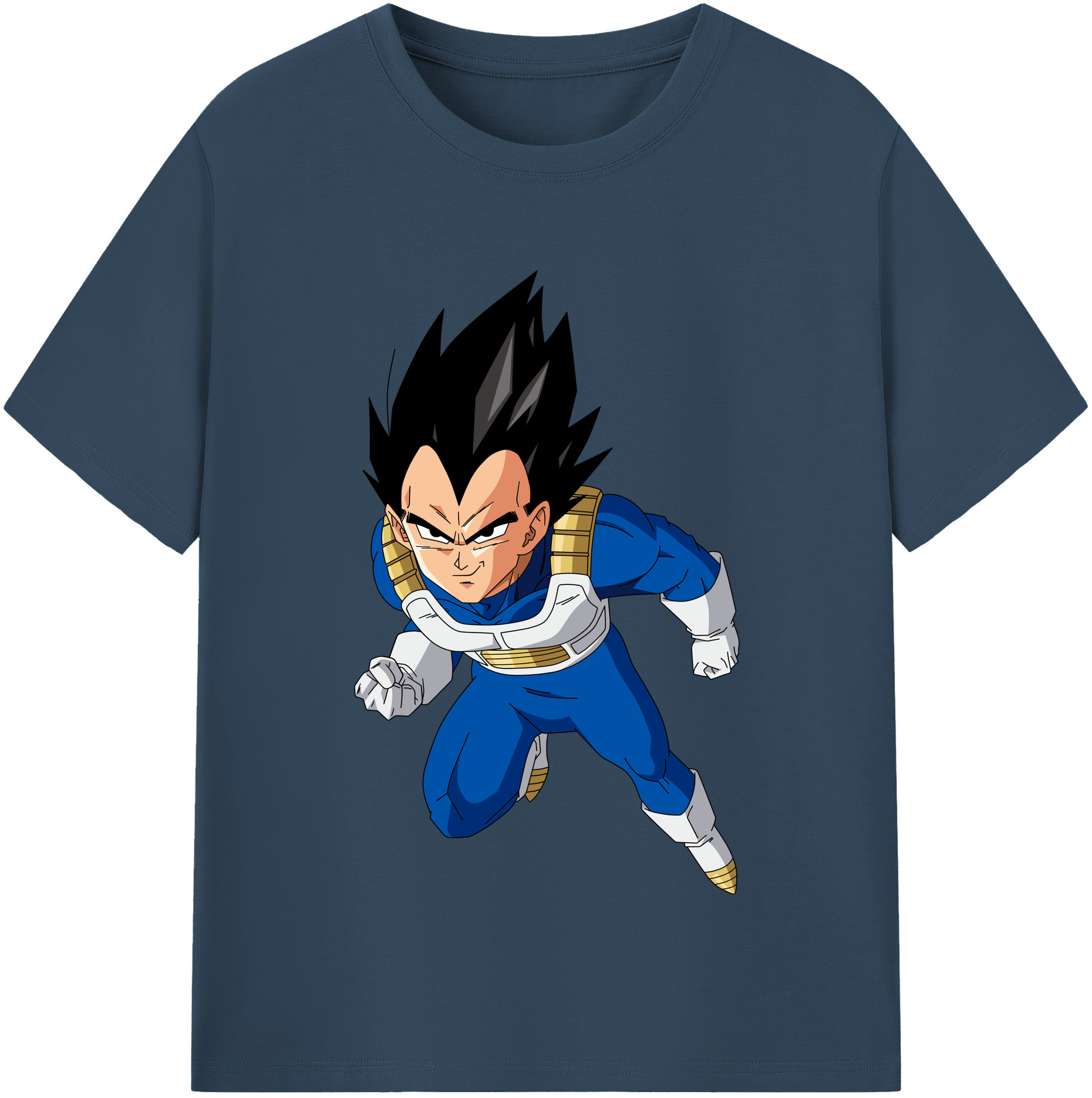 （画像用） ドラゴンボール ベジータ四世（Bejīta Yonsei）DRAGON BALL Vegeta IV レディースカジュアルプリントTシャツ（綿100％）