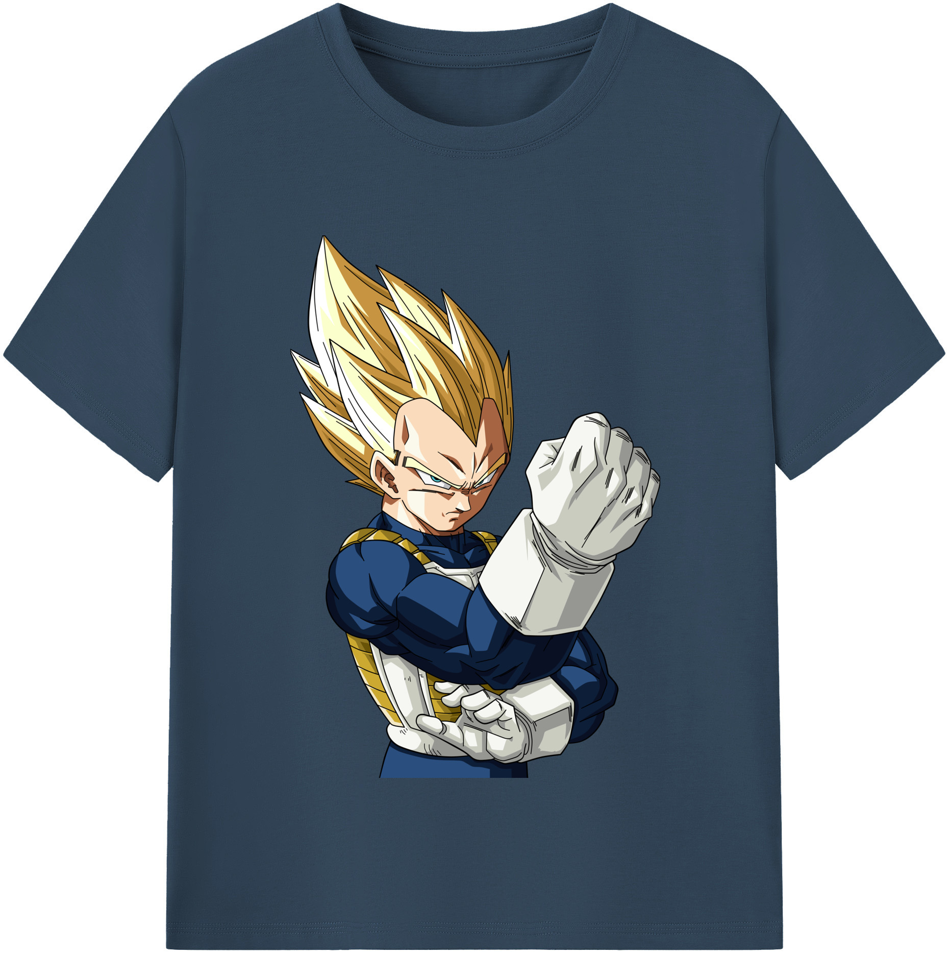 （画像用） ドラゴンボール ベジータ四世（Bejīta Yonsei）DRAGON BALL Vegeta IV レディースカジュアルプリントTシャツ（綿100％）