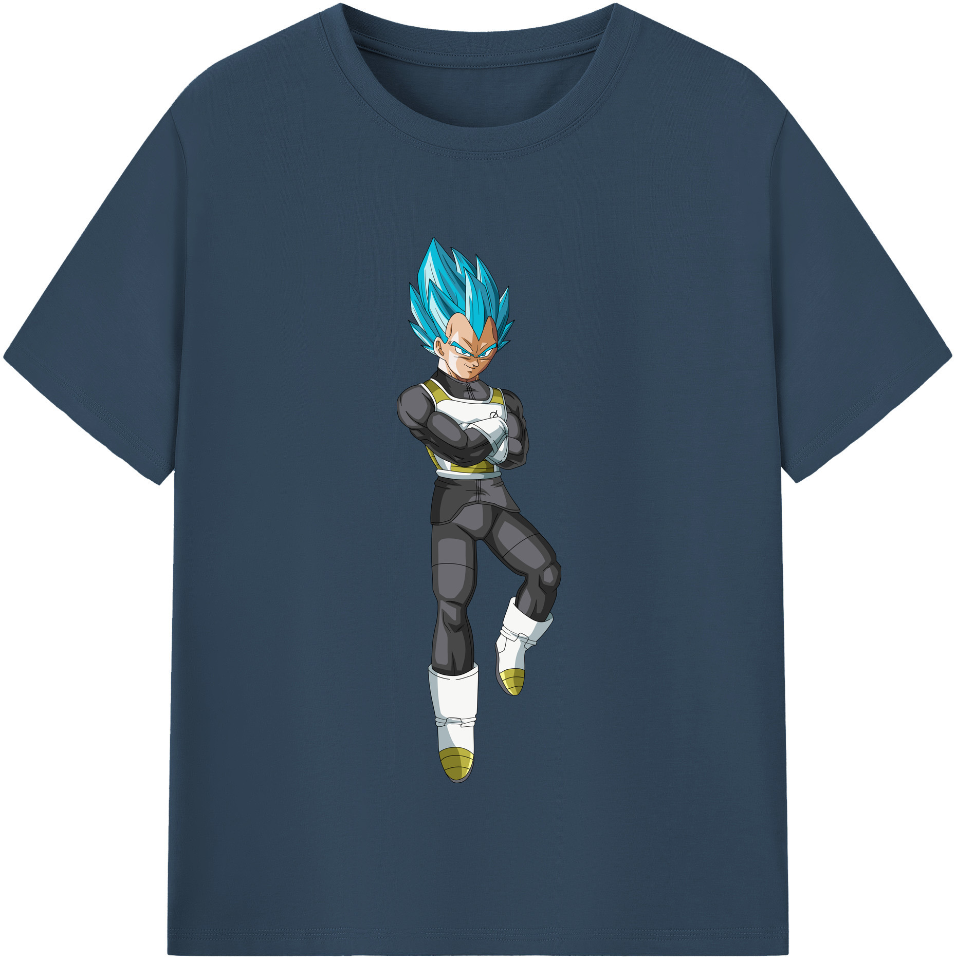（画像用） ドラゴンボール ベジータ四世（Bejīta Yonsei）DRAGON BALL Vegeta IV レディースカジュアルプリントTシャツ（綿100％）