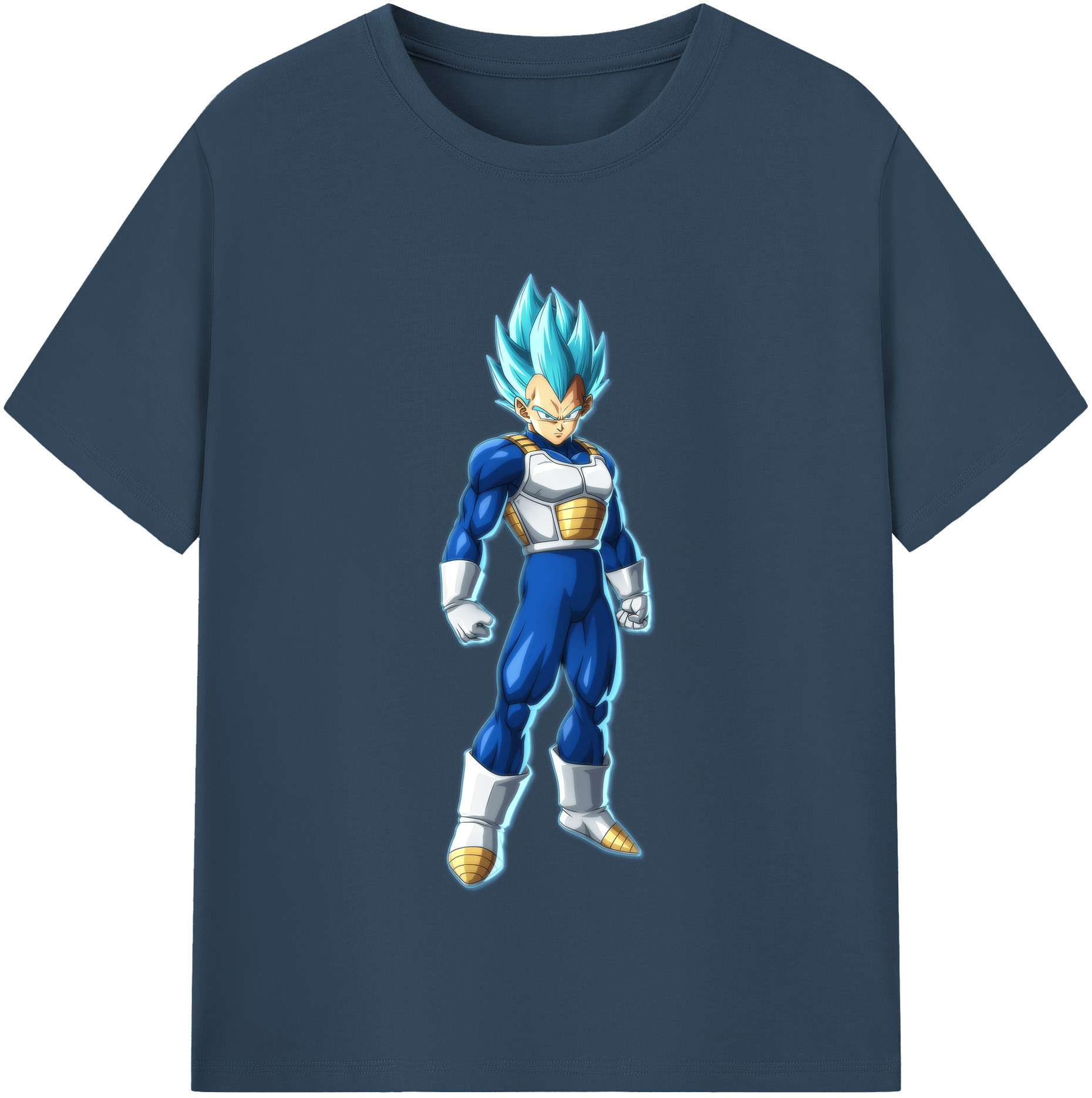 （画像用） ドラゴンボール ベジータ四世（Bejīta Yonsei）DRAGON BALL Vegeta IV レディースカジュアルプリントTシャツ（綿100％）