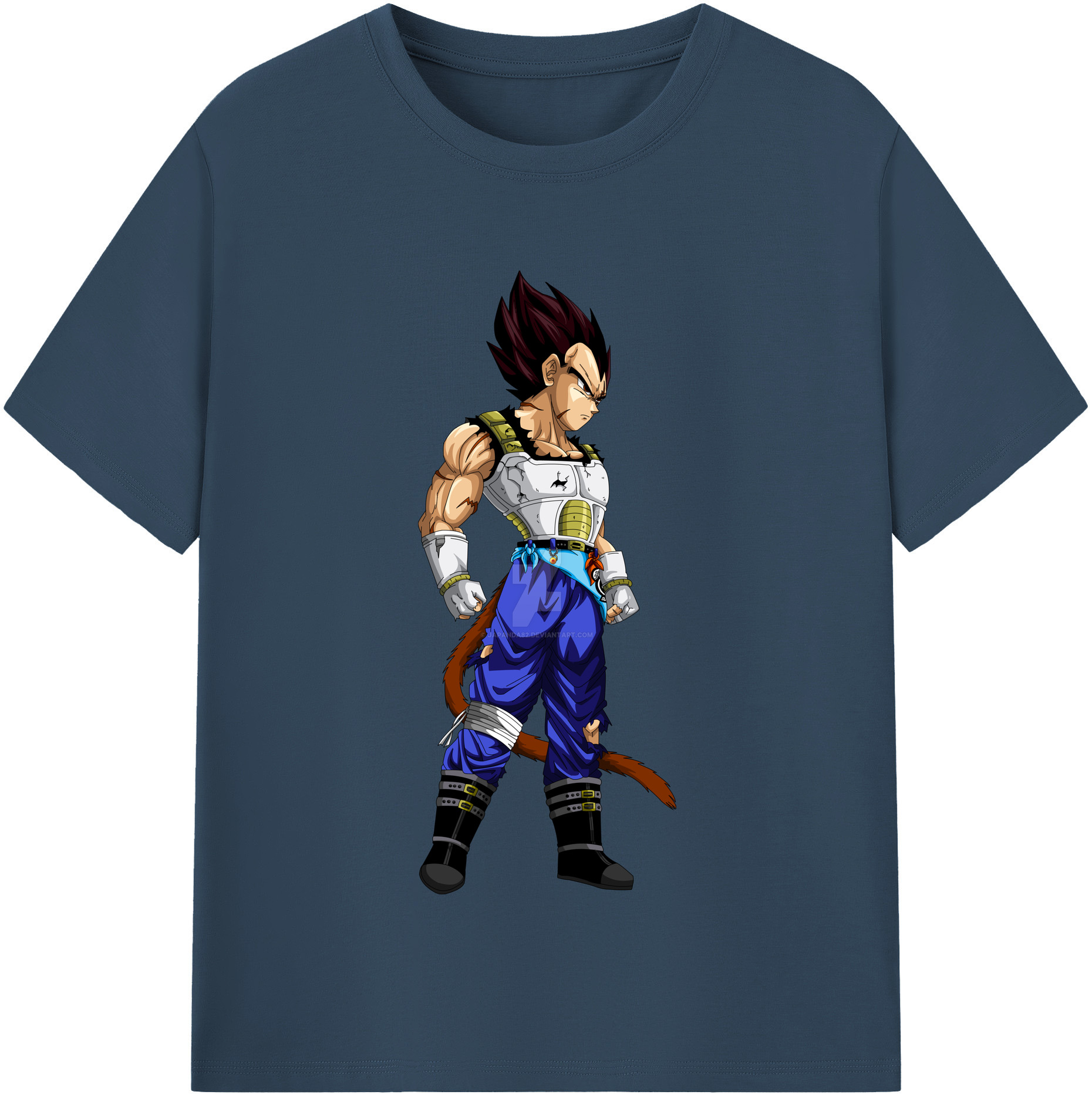 （画像用） ドラゴンボール ベジータ四世（Bejīta Yonsei）DRAGON BALL Vegeta IV レディースカジュアルプリントTシャツ（綿100％）