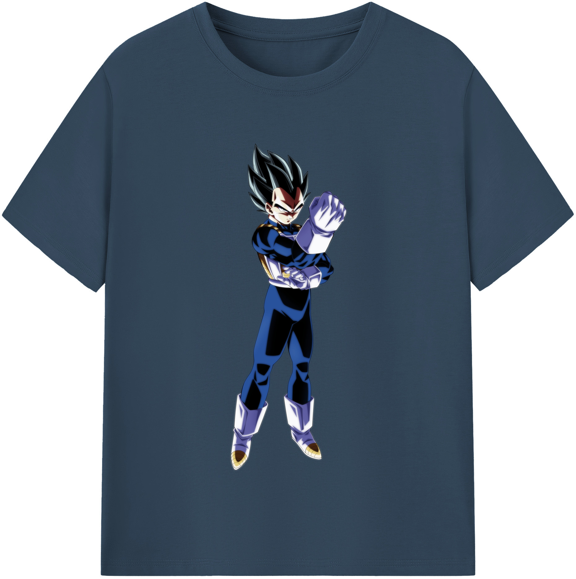 （画像用） ドラゴンボール ベジータ四世（Bejīta Yonsei）DRAGON BALL Vegeta IV レディースカジュアルプリントTシャツ（綿100％）