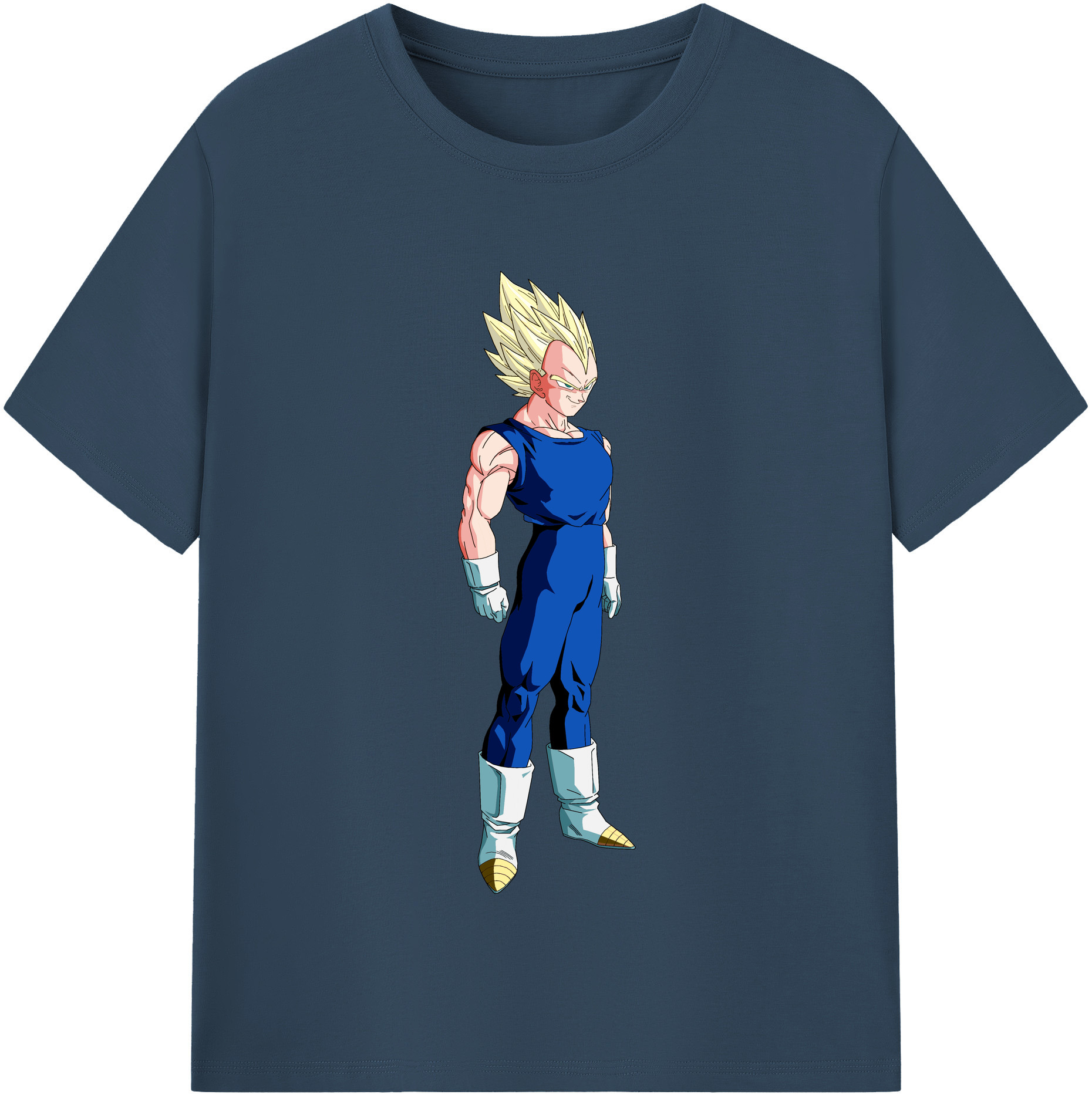 （画像用） ドラゴンボール ベジータ四世（Bejīta Yonsei）DRAGON BALL Vegeta IV レディースカジュアルプリントTシャツ（綿100％）