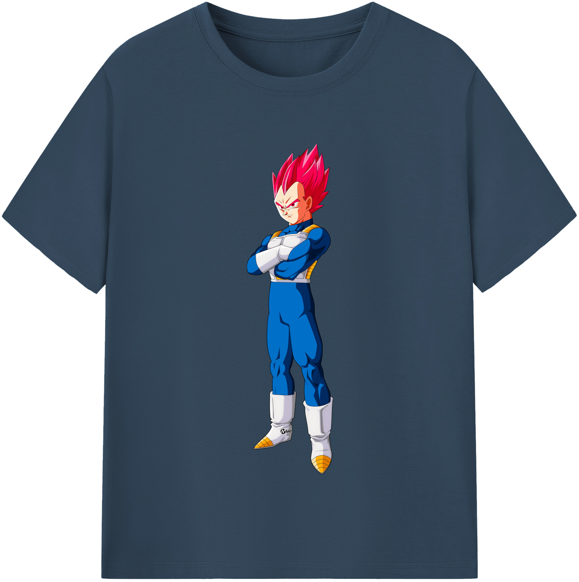 （画像用） ドラゴンボール ベジータ四世（Bejīta Yonsei）DRAGON BALL Vegeta IV レディースカジュアルプリントTシャツ（綿100％）