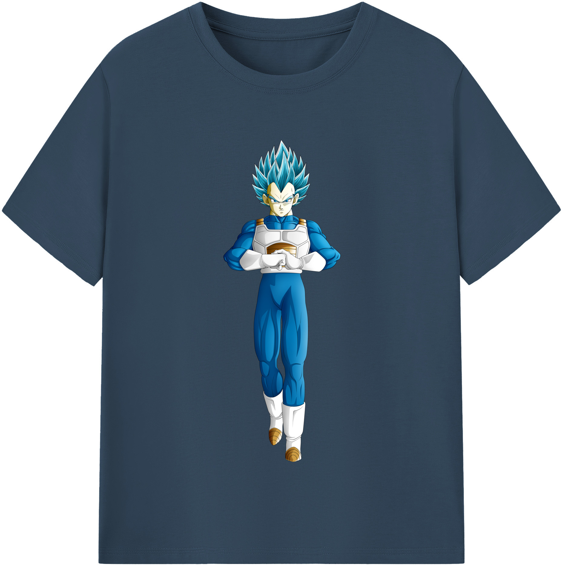 （画像用） ドラゴンボール ベジータ四世（Bejīta Yonsei）DRAGON BALL Vegeta IV レディースカジュアルプリントTシャツ（綿100％）