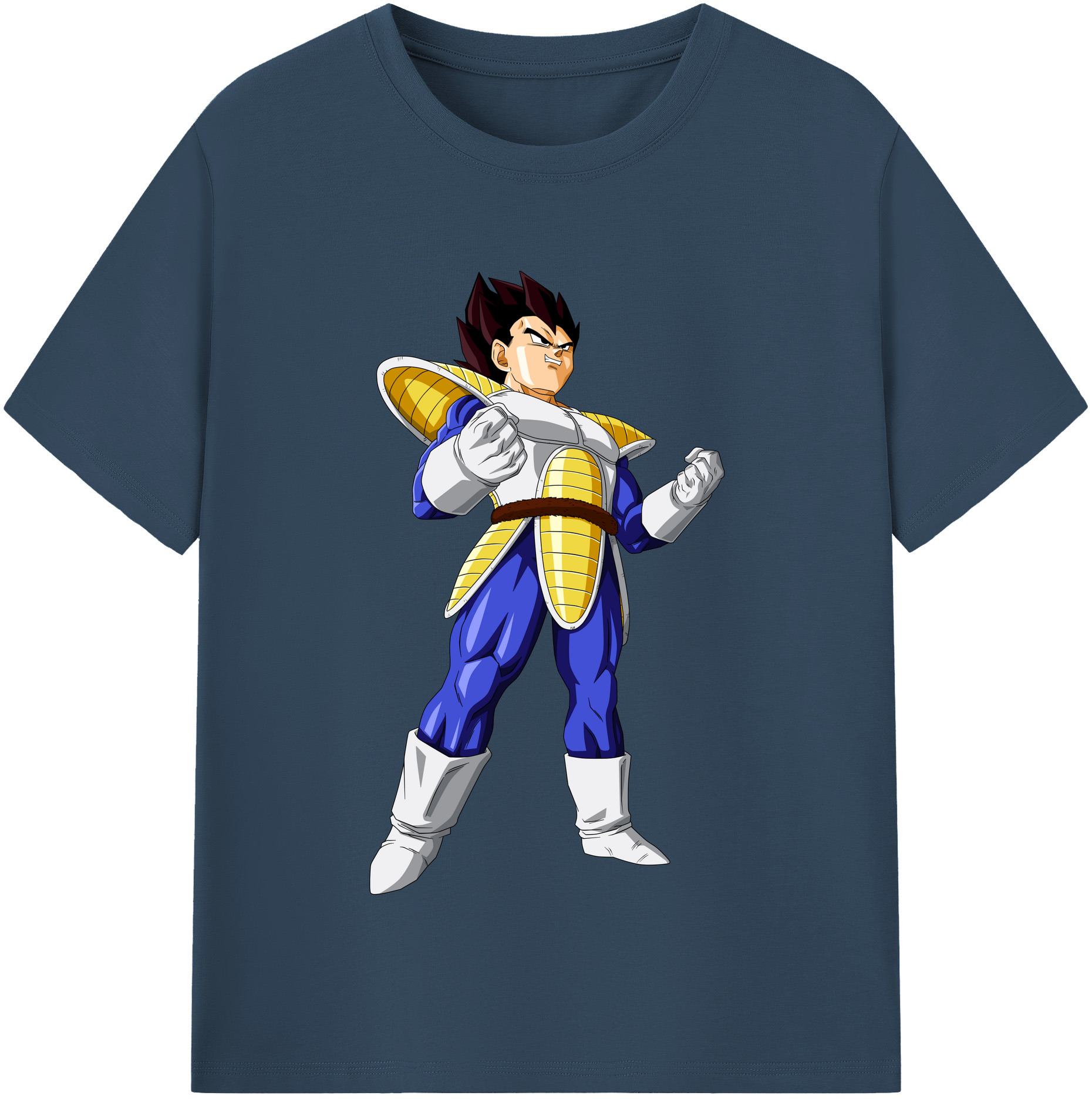 （画像用） ドラゴンボール ベジータ四世（Bejīta Yonsei）DRAGON BALL Vegeta IV レディースカジュアルプリントTシャツ（綿100％）