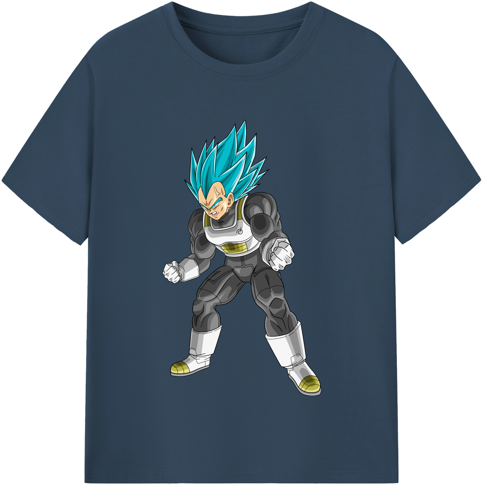 （画像用） ドラゴンボール ベジータ四世（Bejīta Yonsei）DRAGON BALL Vegeta IV レディースカジュアルプリントTシャツ（綿100％）