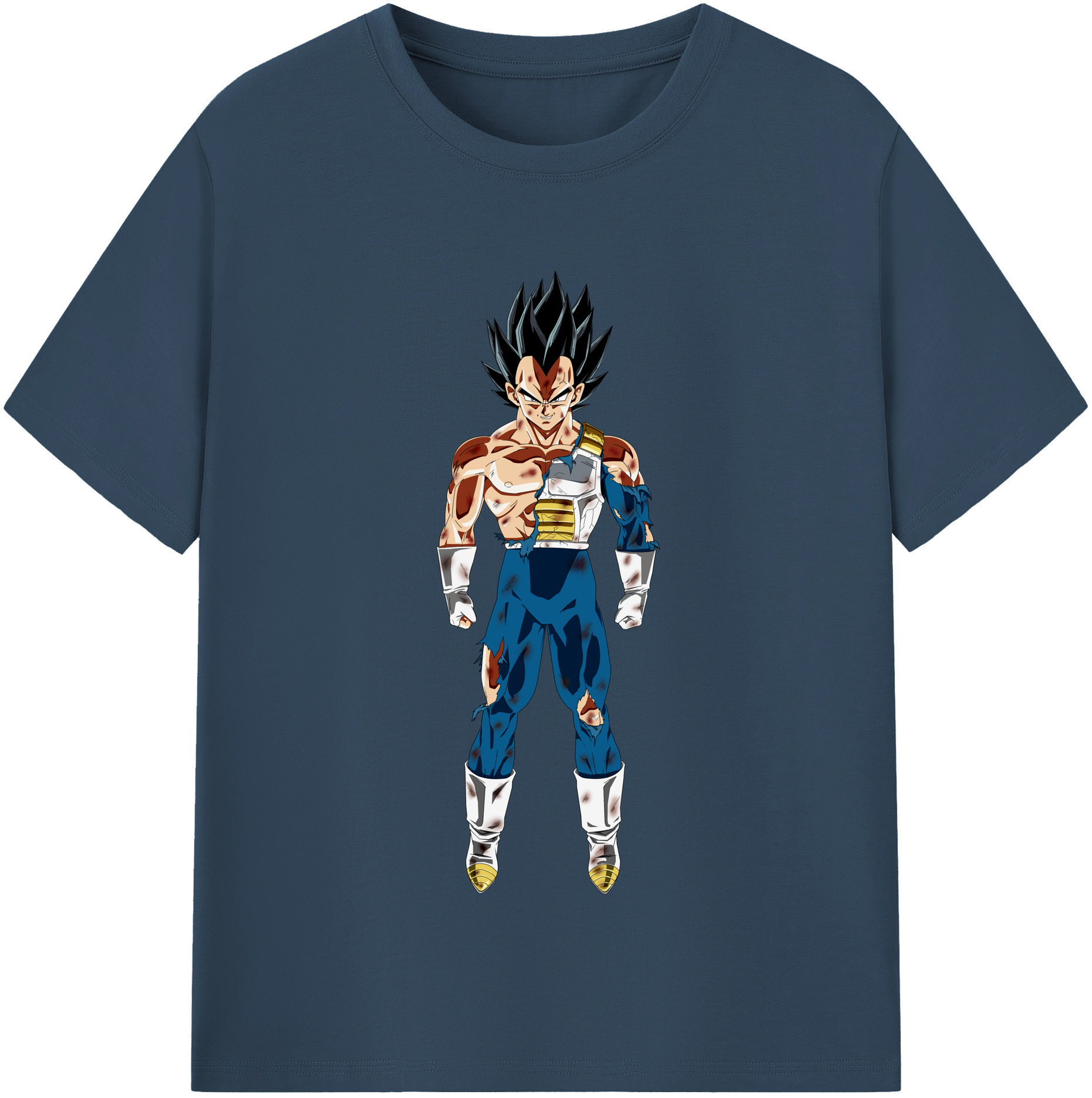 （画像用） ドラゴンボール ベジータ四世（Bejīta Yonsei）DRAGON BALL Vegeta IV レディースカジュアルプリントTシャツ（綿100％）